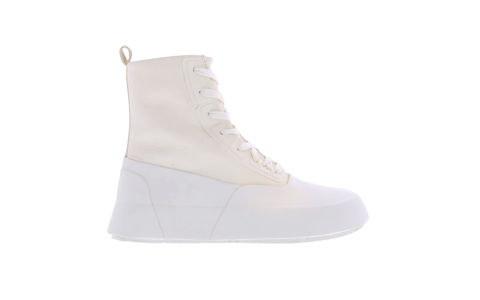 Men Leather Mix Hi-Top Sneaker Off