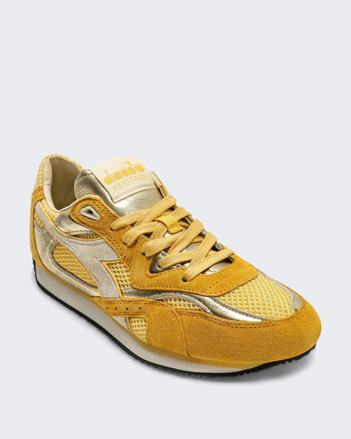 Diadora Dames Equipe Revenge Sneaker Geel