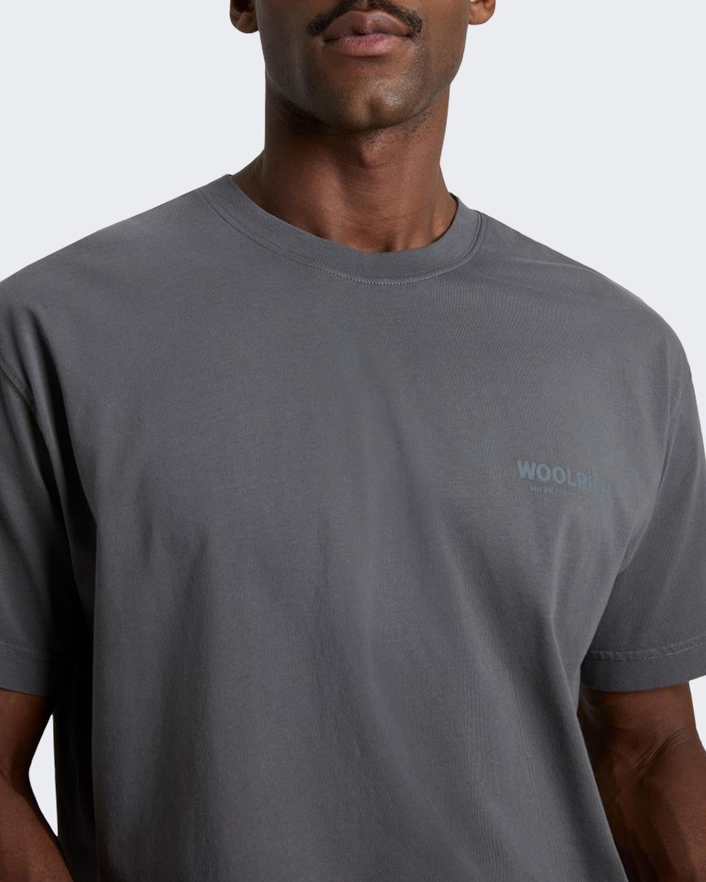 Woolrich Heren Cotton Graphic T-Shirt