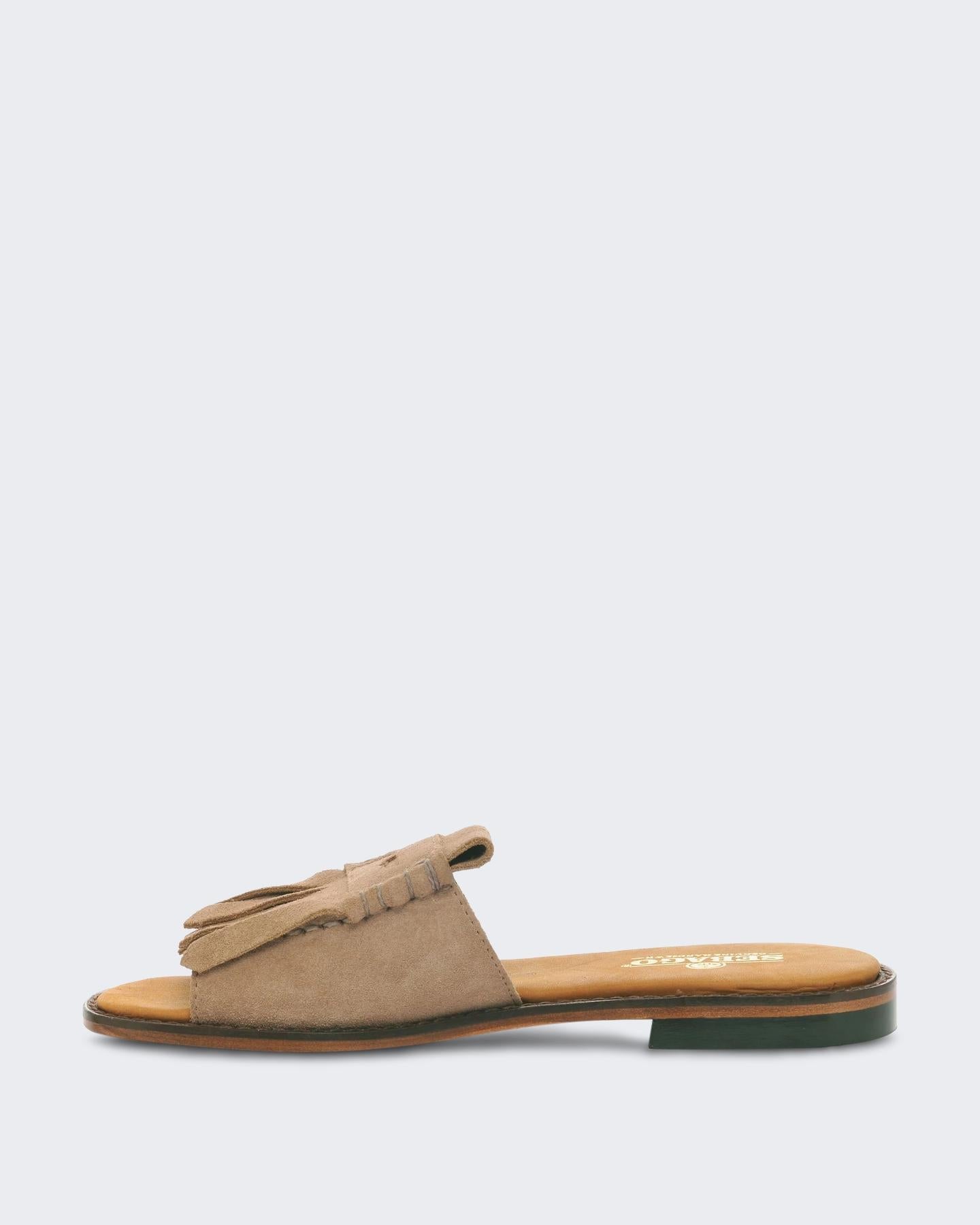 Dames Slide Fringes Woman