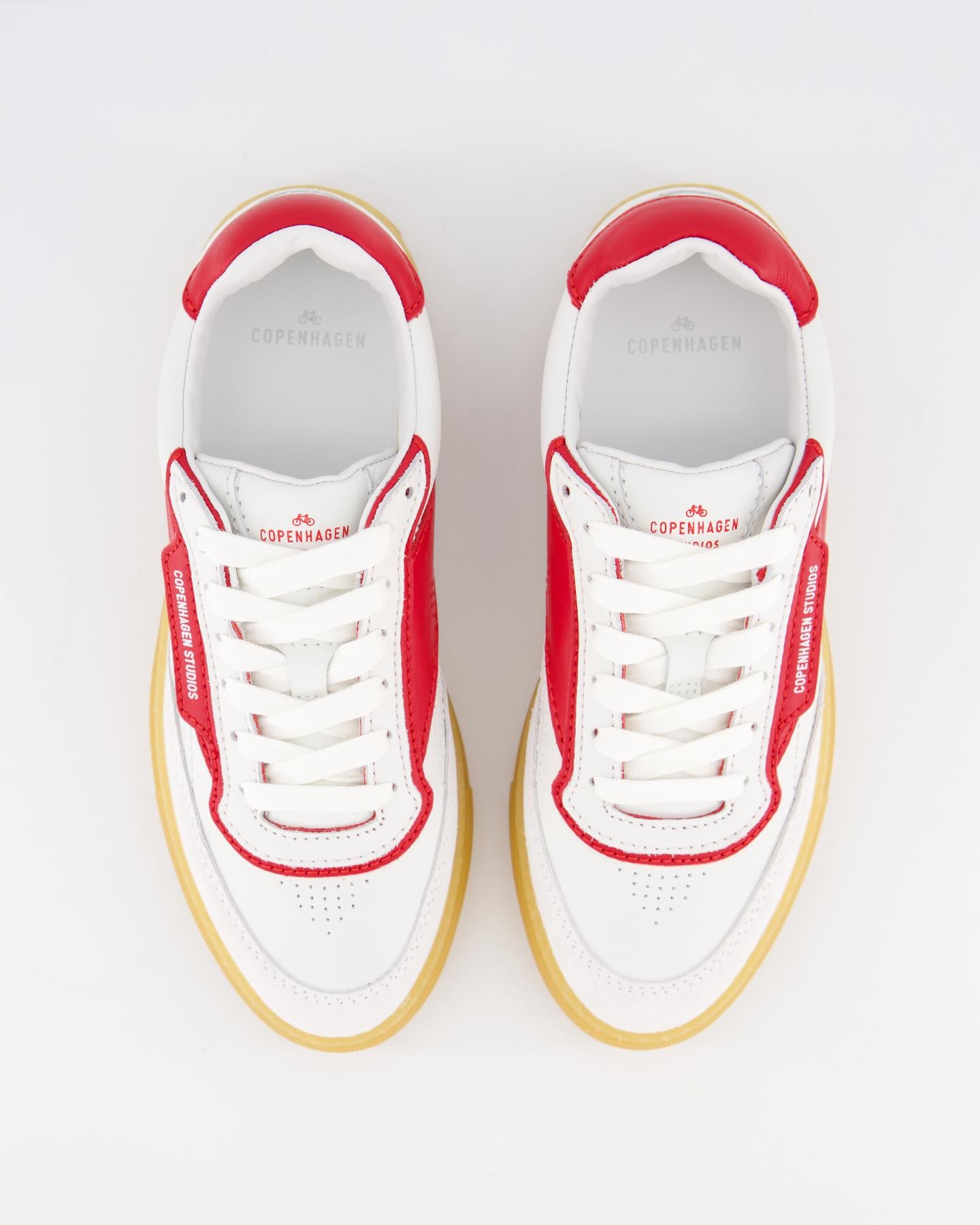 Dames CPH90 Sneaker Wit/Rood
