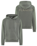 Men's DoubleLogo Washed Hoodie Beige — huidige kleur