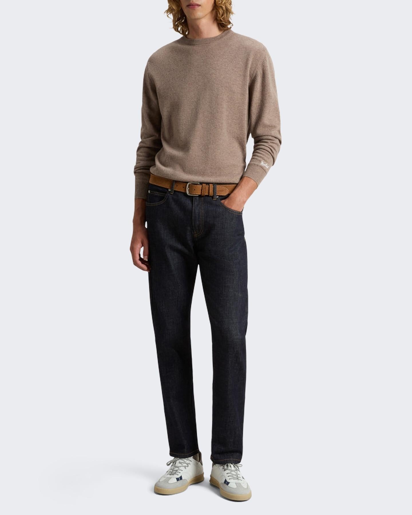 Heren Lambswool Crewneck
