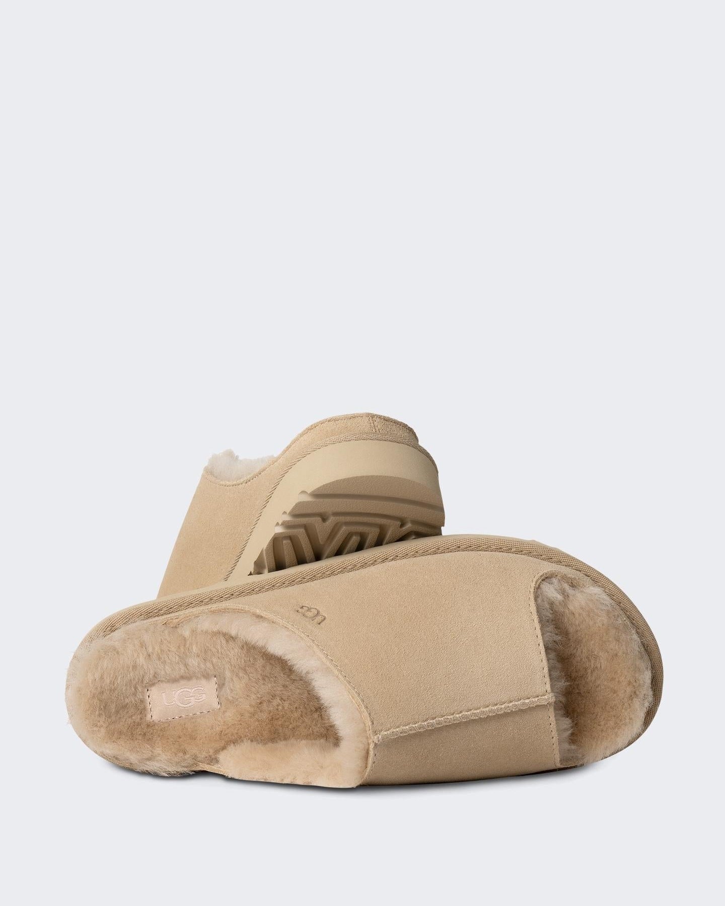 UGG Dames Greenport Slide Sand - Eleganza.nl