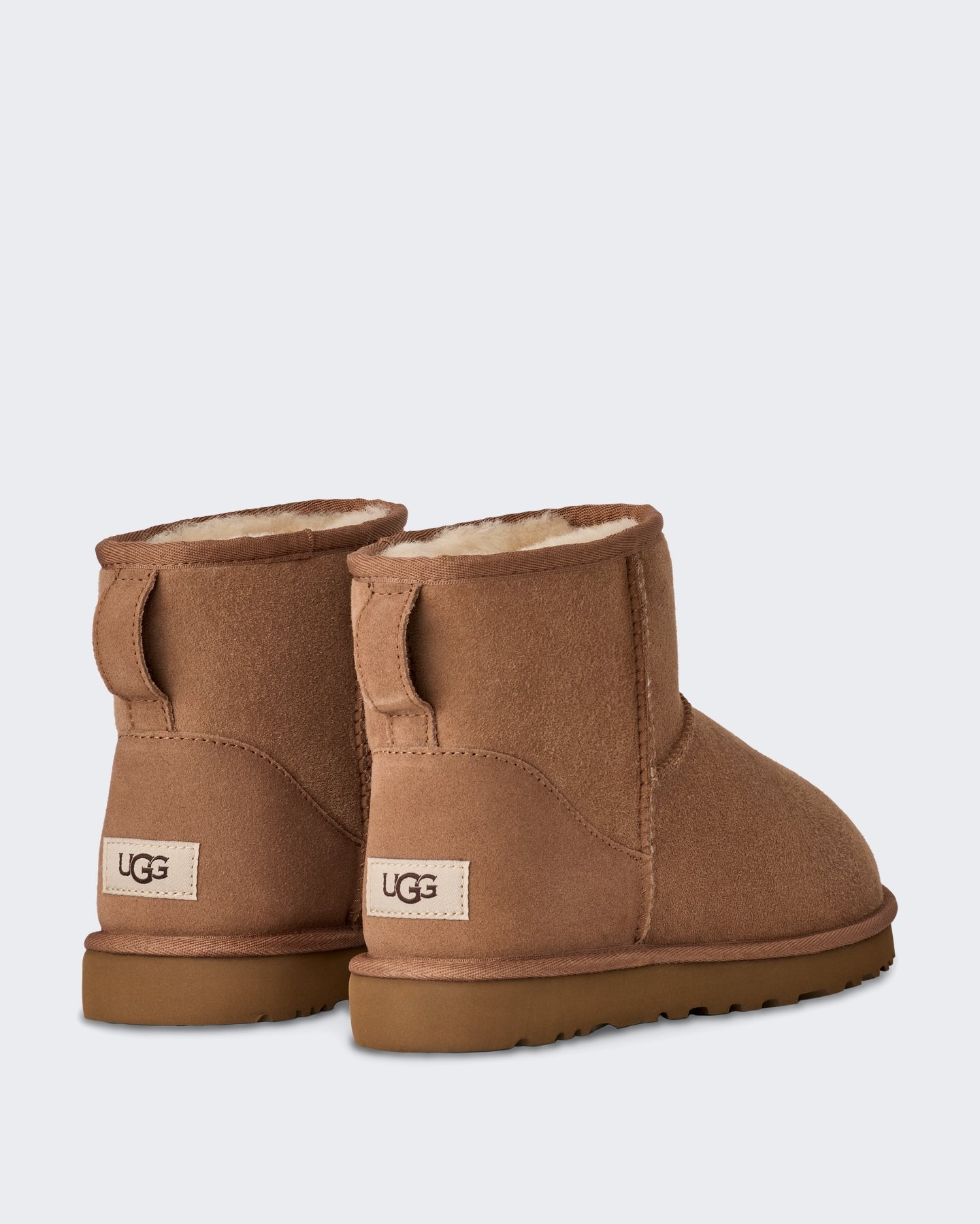 UGG Heren Classic Mini korte laarzen in chestnuttint Beige - Eleganza.nl