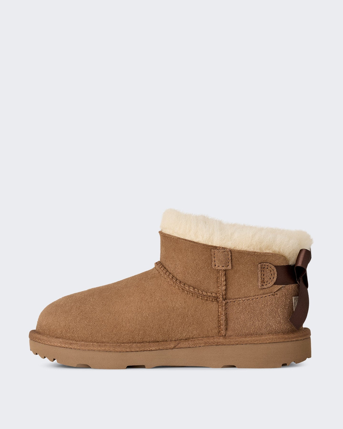 UGG Kids Classic Boot - Ultra Mini Bailey Bow Beige - Eleganza.nl