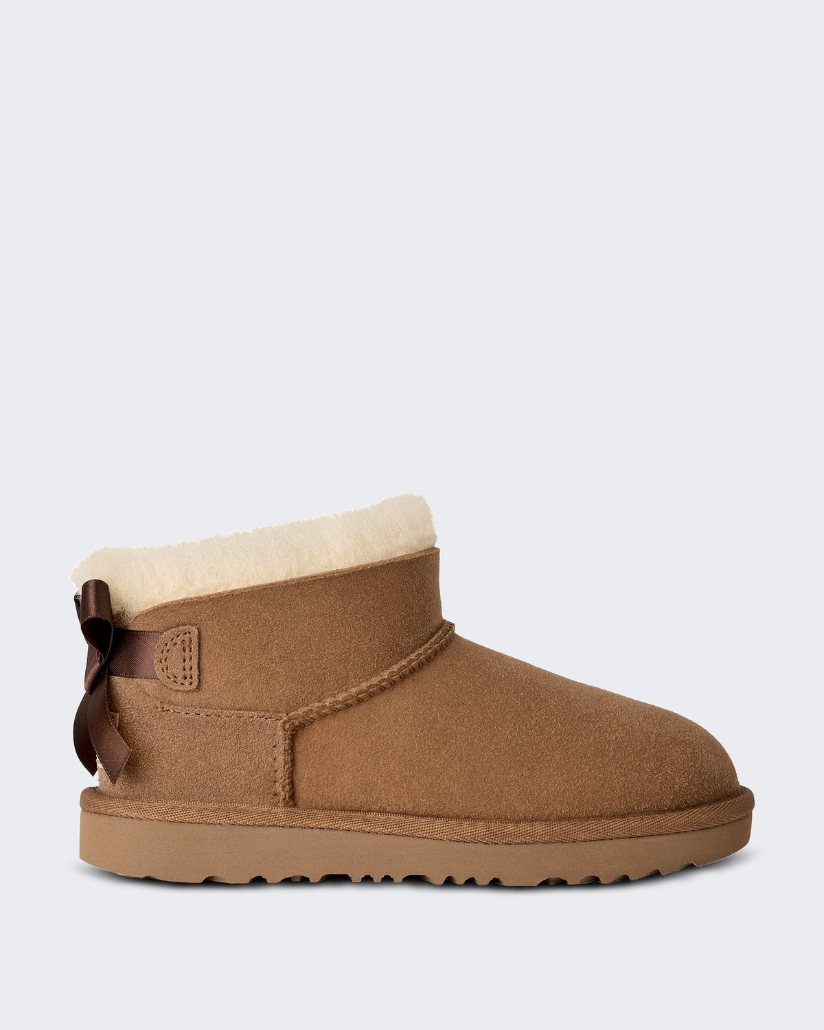 UGG Kids Classic Boot - Ultra Mini Bailey Bow Beige - Eleganza.nl