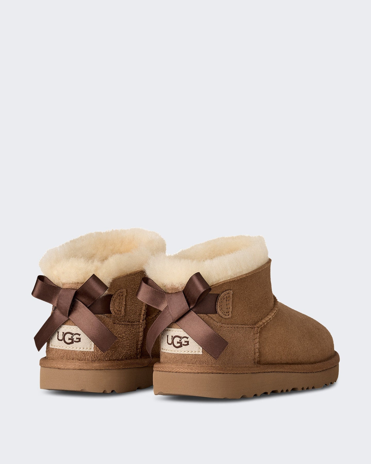 UGG Kids Classic Boot - Ultra Mini Bailey Bow Beige - Eleganza.nl