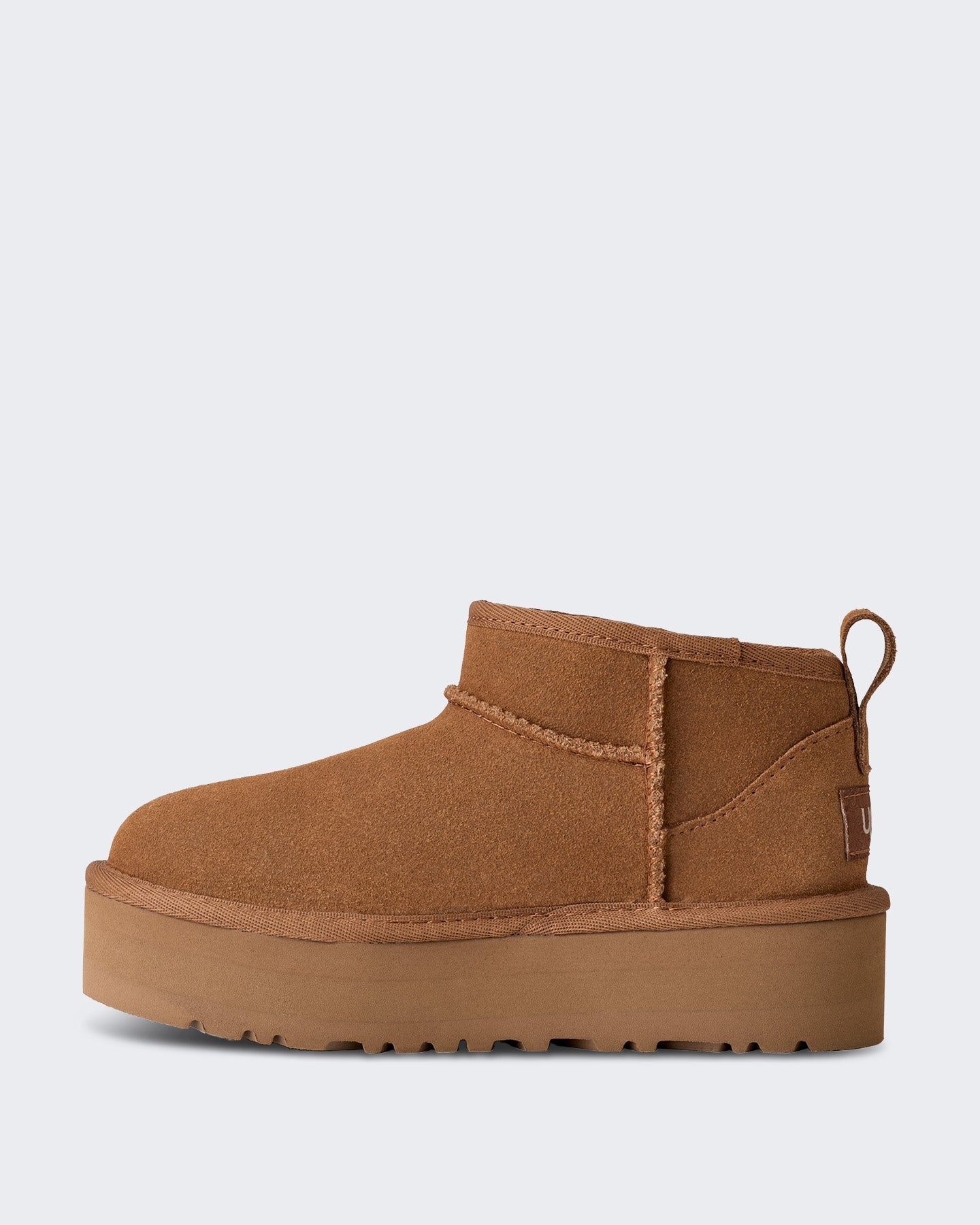 UGG Kids Classic Ultra Mini Platform korte laars Beige - Eleganza.nl