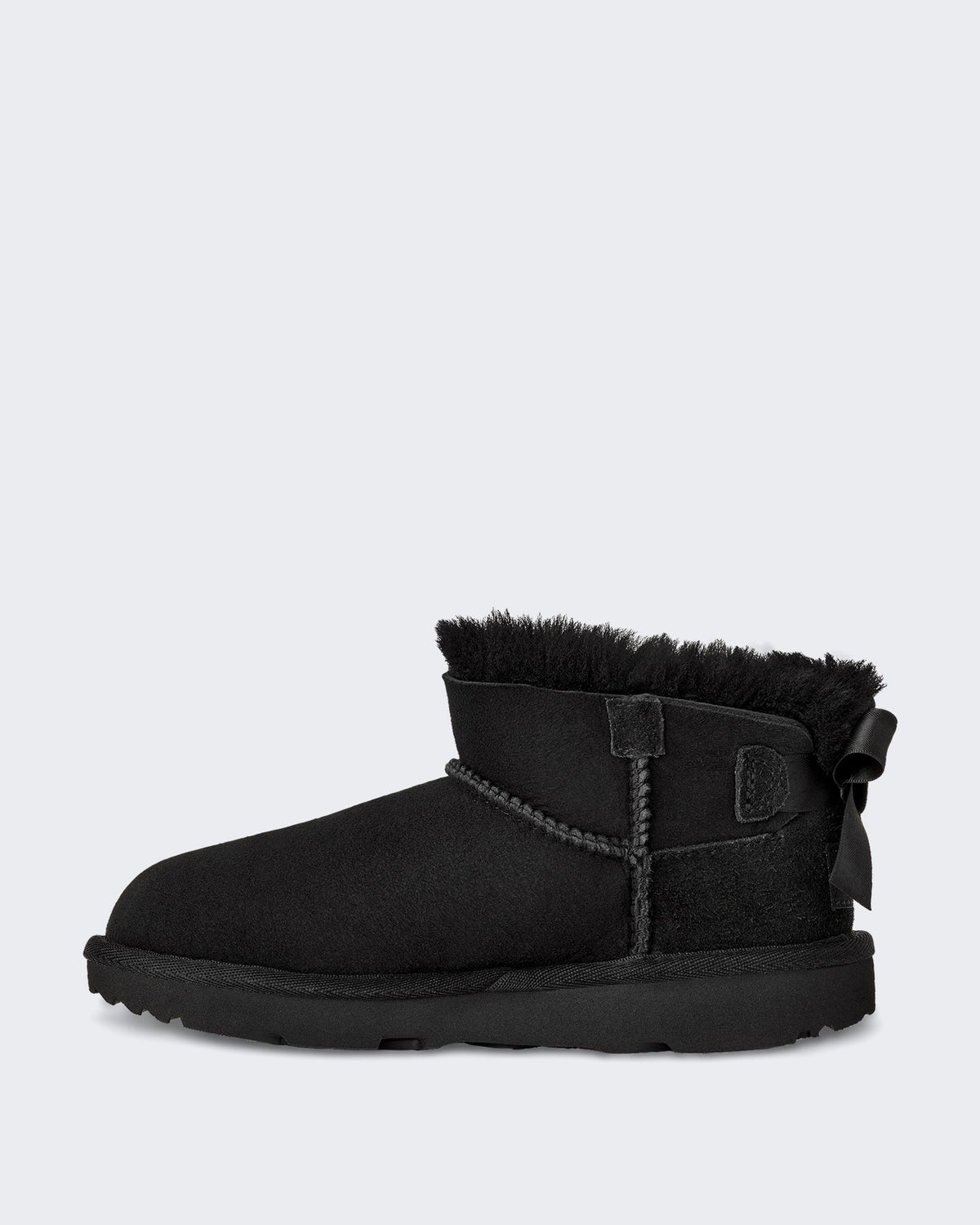 UGG Kids Ultra mini laarzen met strikdetail Zwart - Eleganza.nl