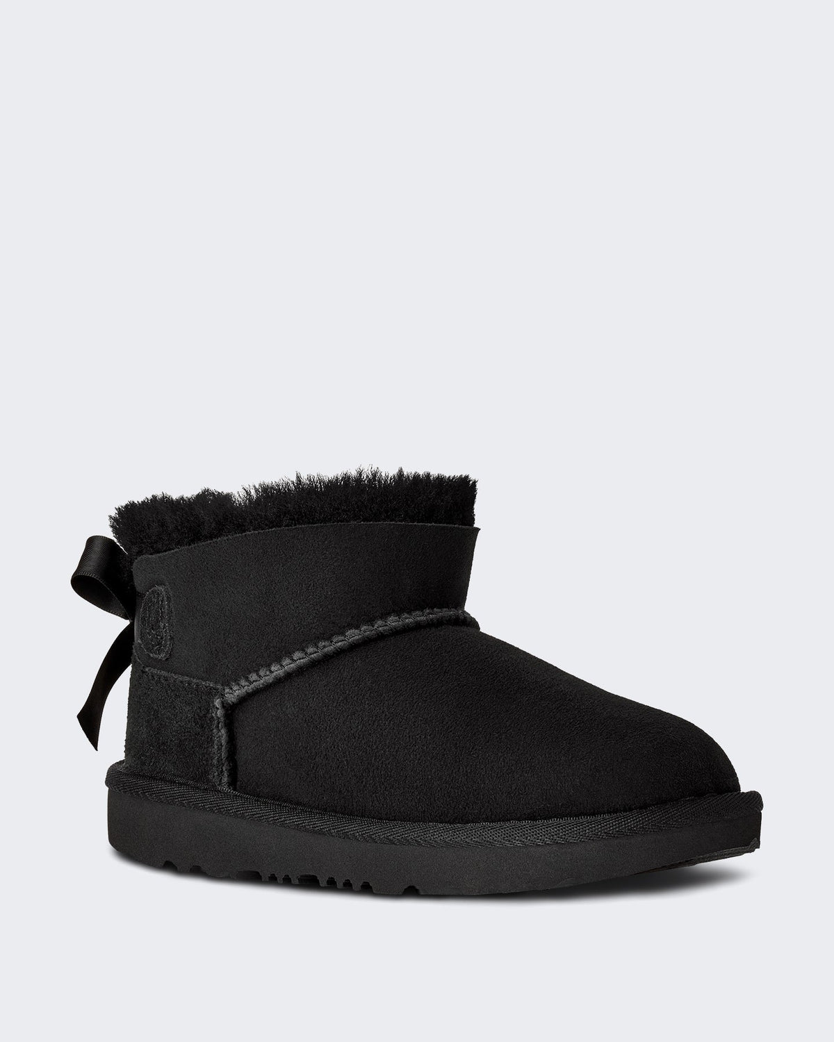 UGG Kids Ultra mini laarzen met strikdetail Zwart - Eleganza.nl