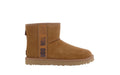 UGG Women's Classic Mini Side Logo Chestnut Ankle Boots