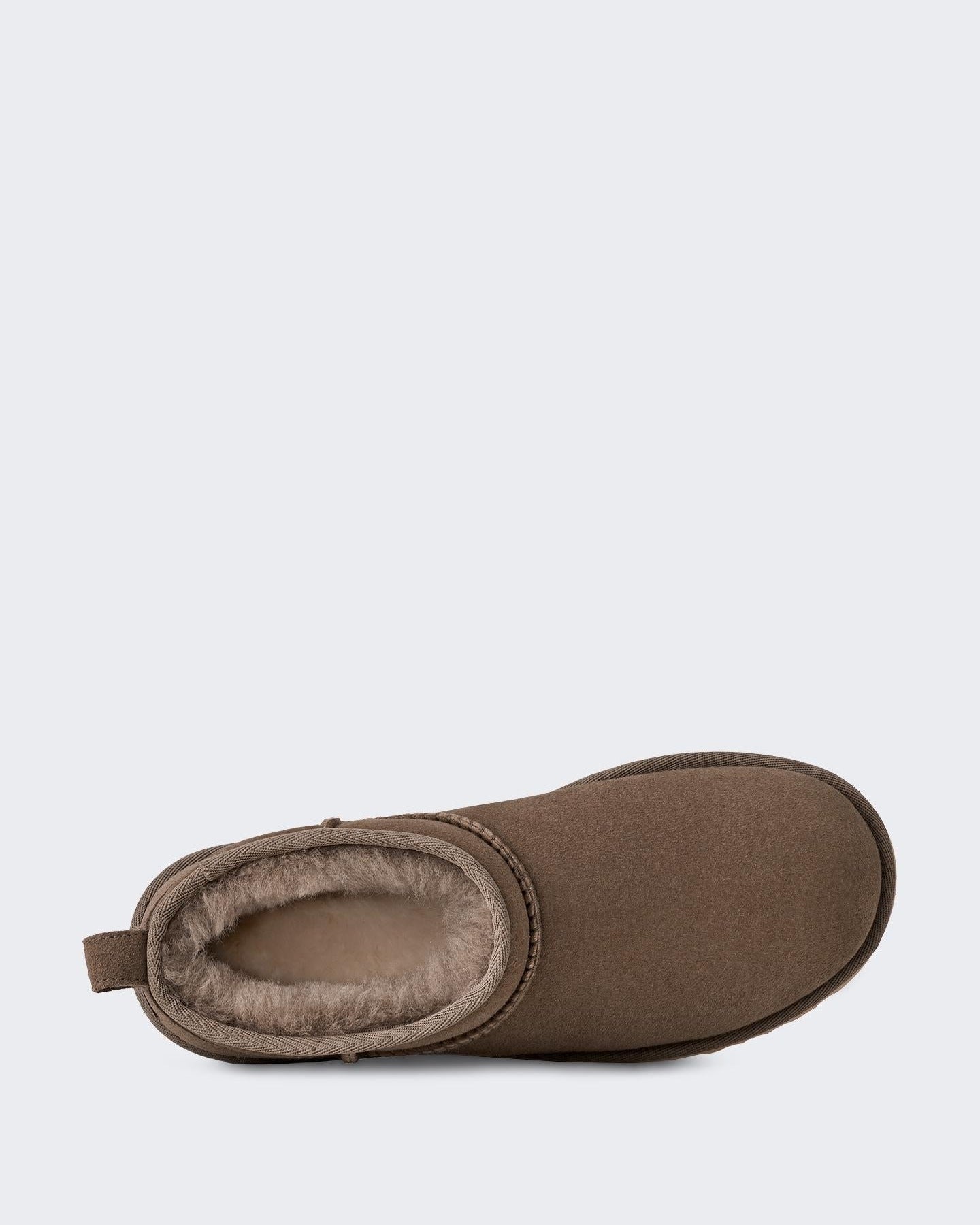 UGG UGG Dames Ultra Mini Dried Orega Taupe enkellaarsjes - Eleganza.nl