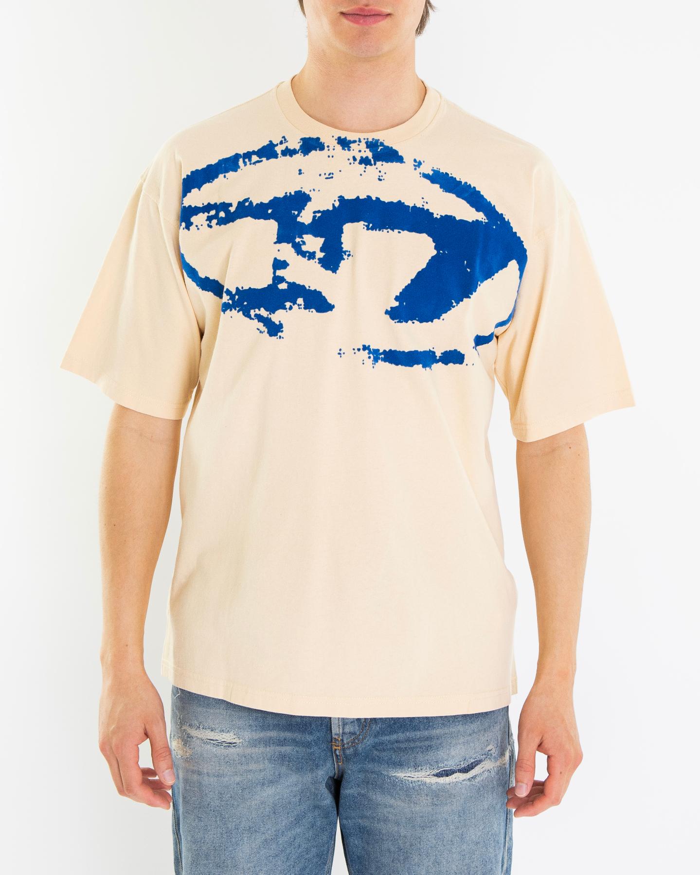 Heren T-Boxt-N14 T-Shirt Beige