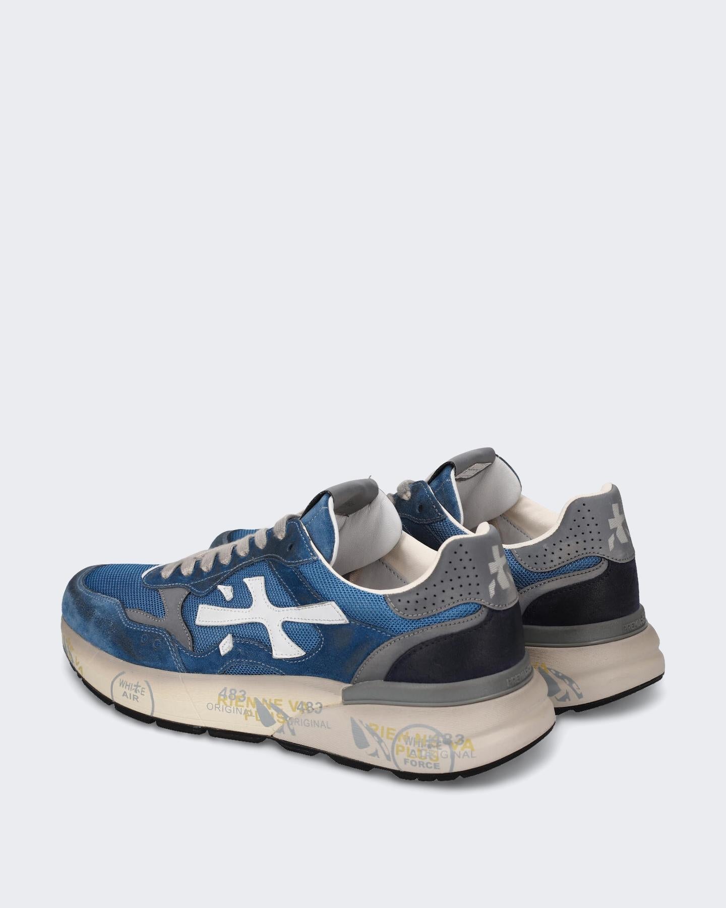 Premiata Heren Mick Sneaker Blauw