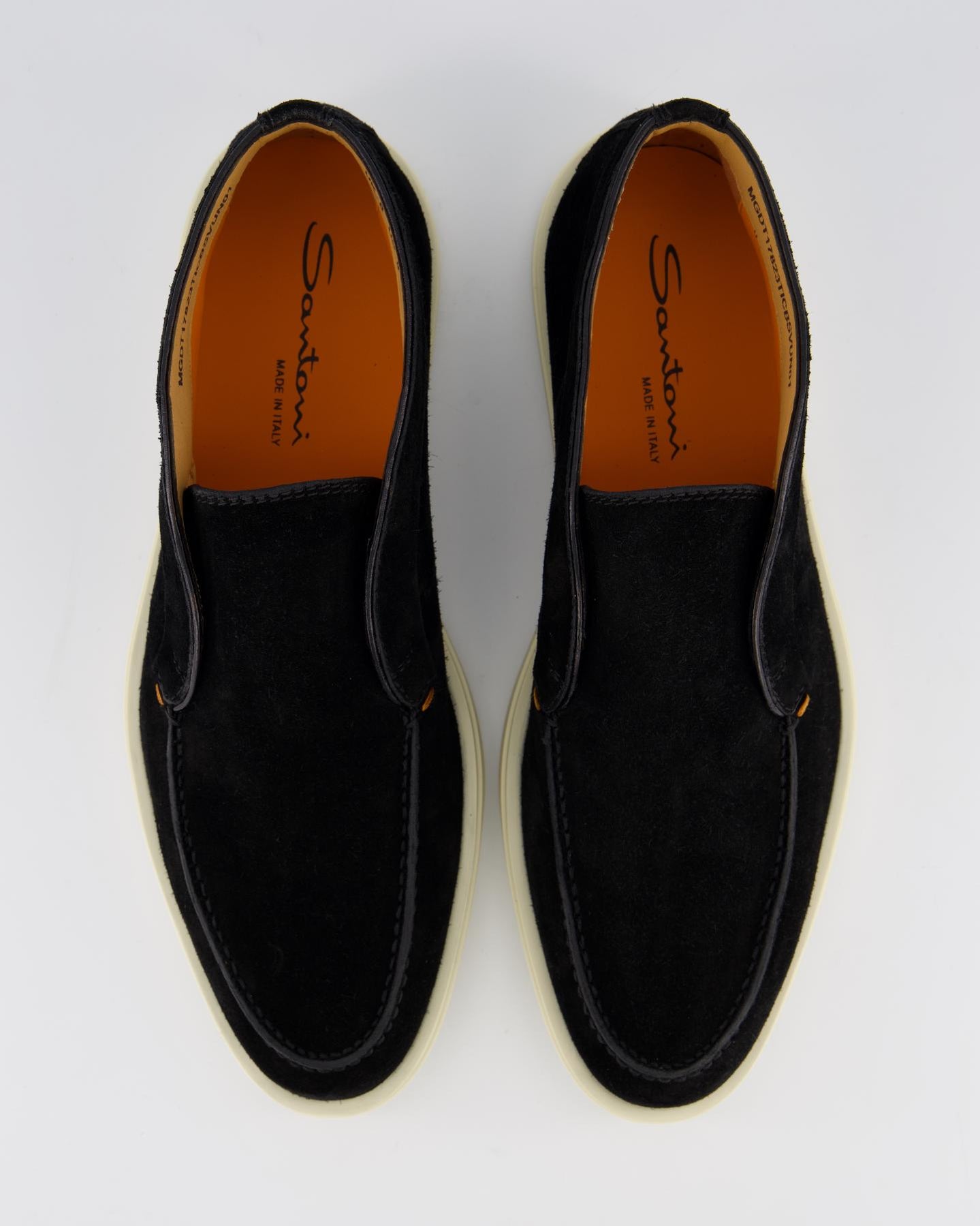 Santoni Heren Digits Loafer Zwart – foto 3