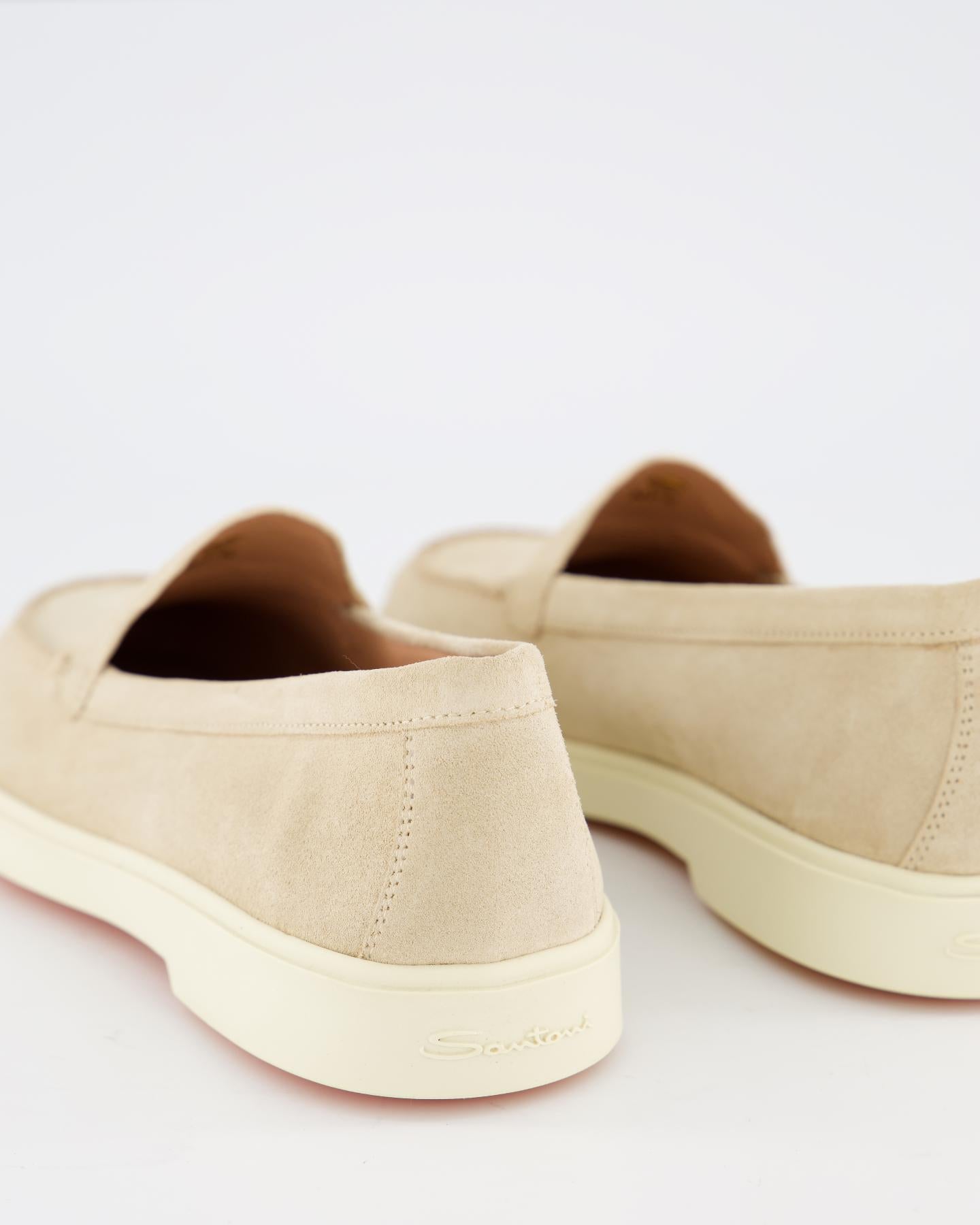 Santoni Dames Yalta Loafer Beige