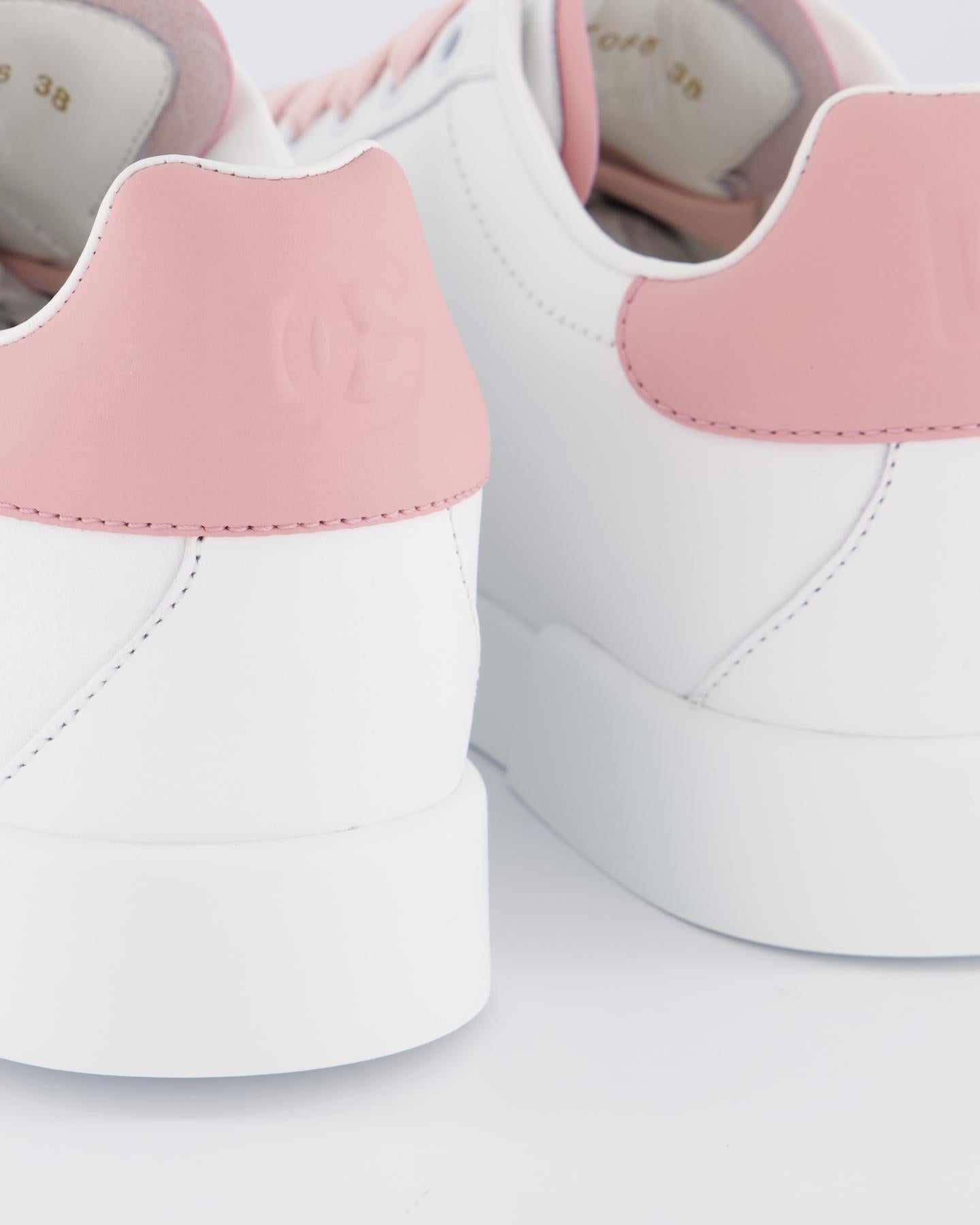 Dames Portofino Sneaker Wit/Roze