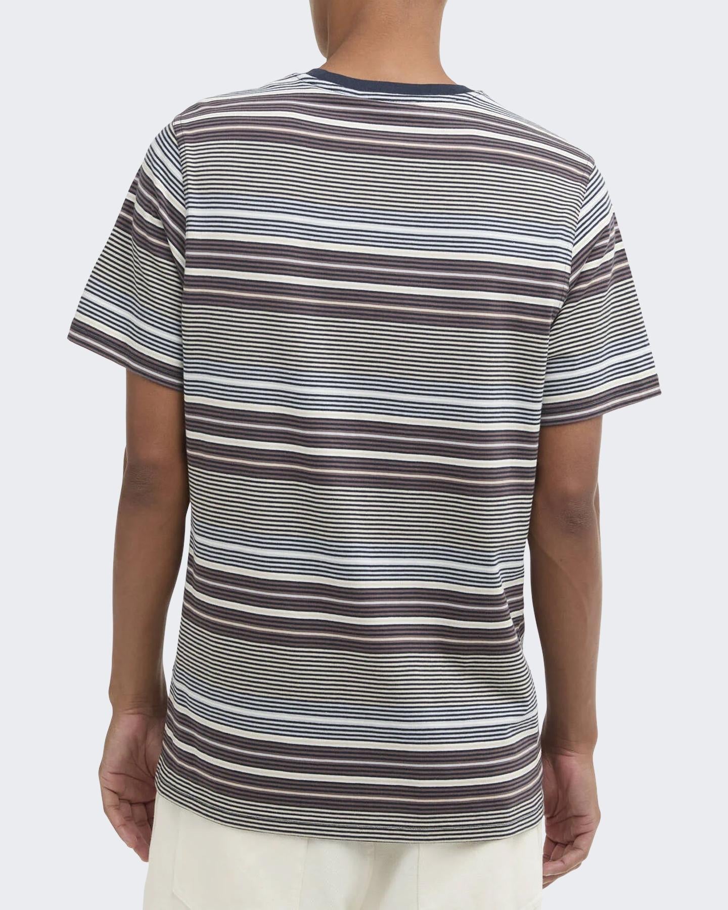 Heren Steelrigg Stripe T-Shirt