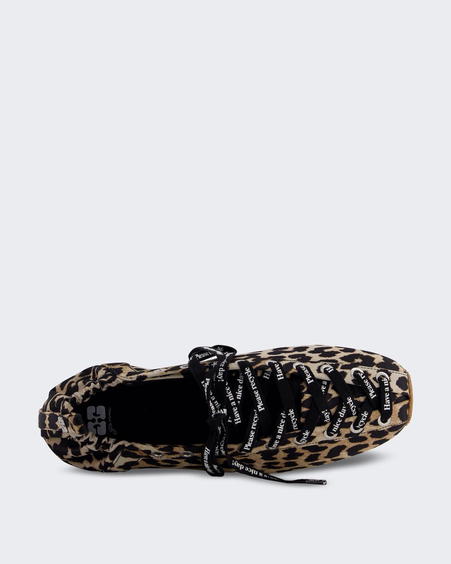 Ganni Dames Ballerina's met luipaardprint
