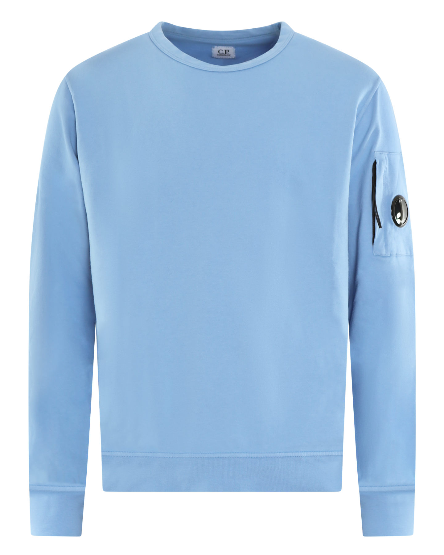 Heren Lens Detailed Sweater Blauw