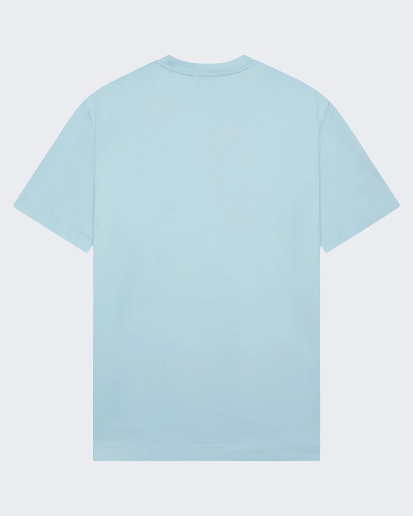 VALENZA Heren Interlock Supima T-Shirt Blauw - Eleganza.nl