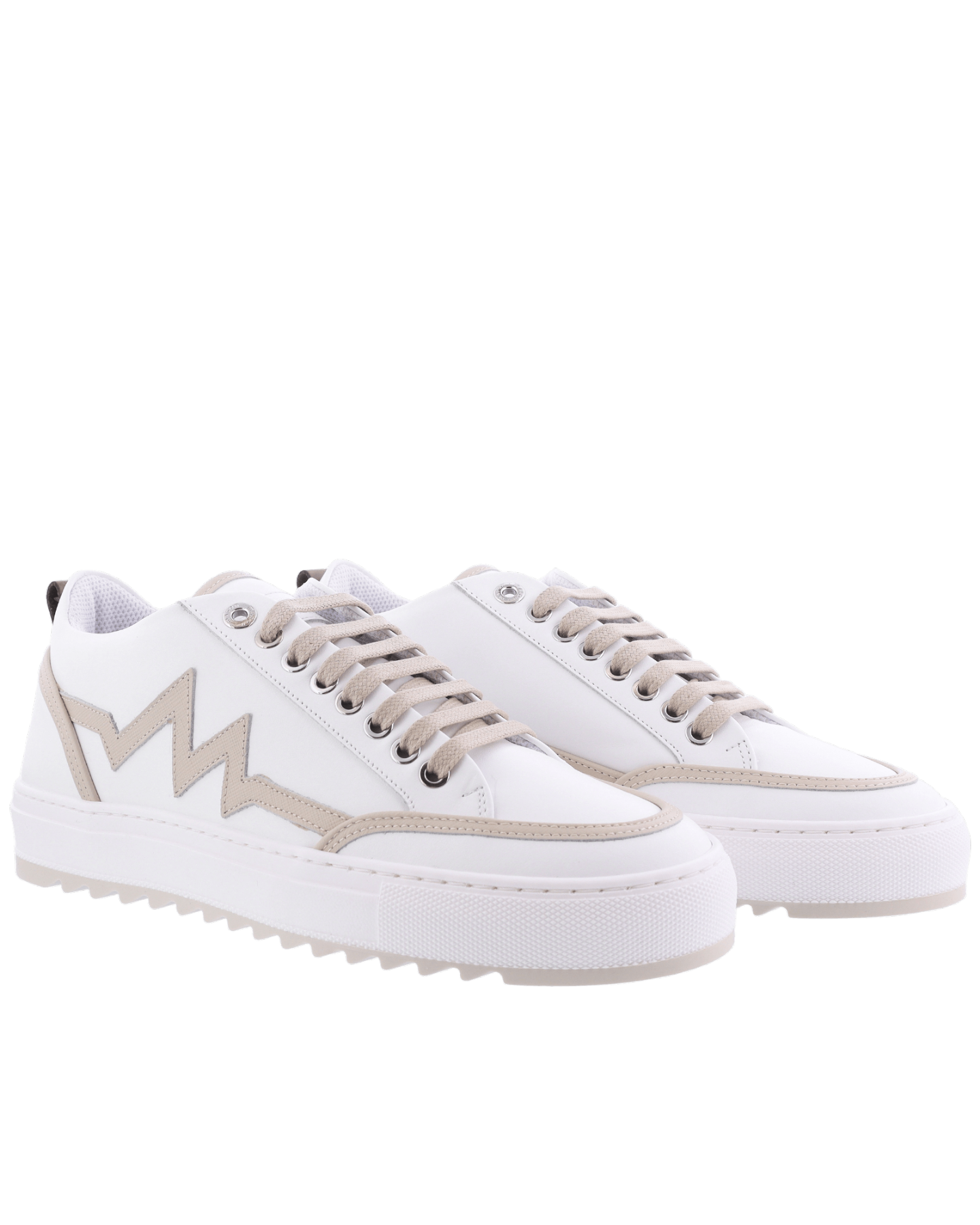Men Tia Sneaker Heartbeat White