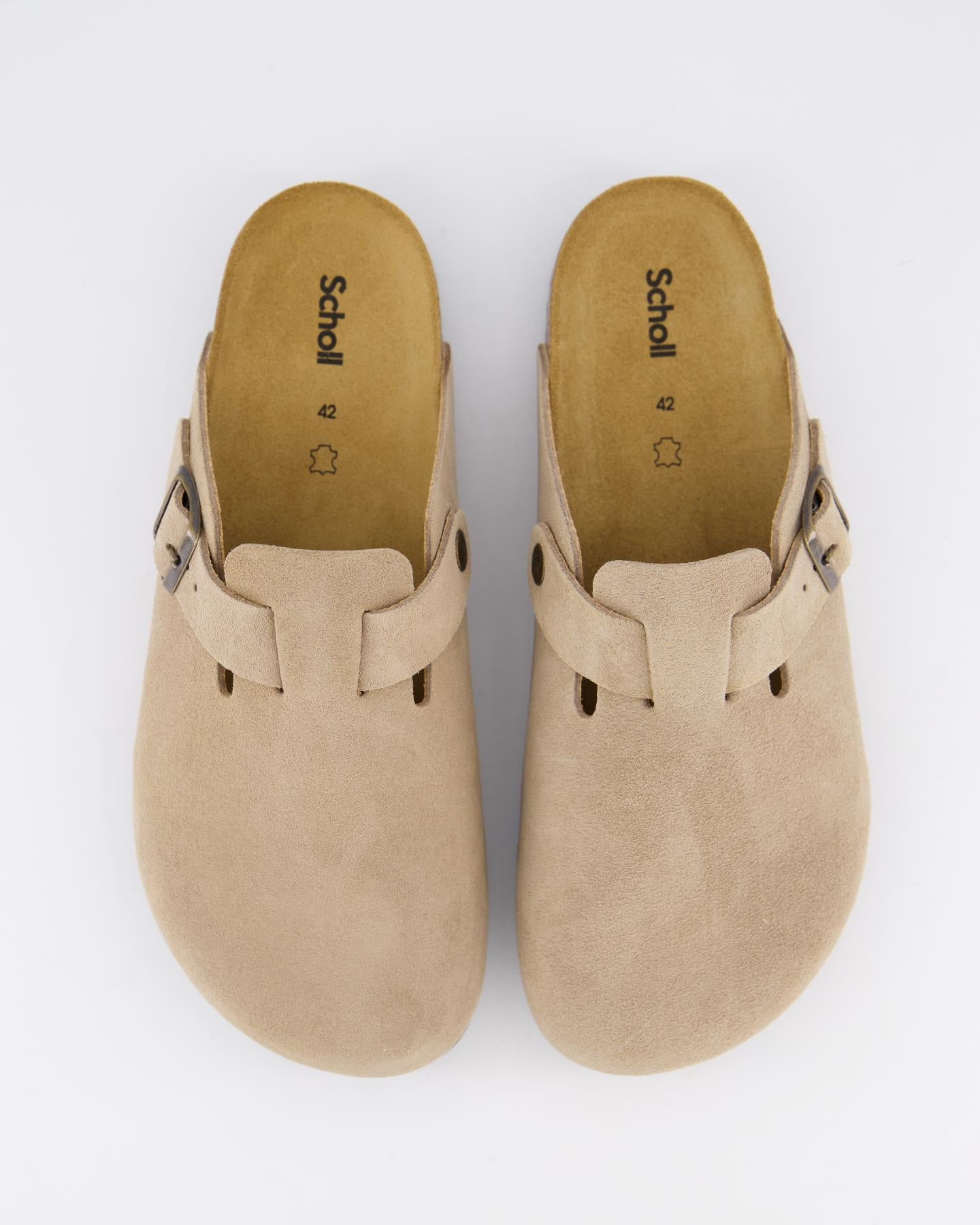 Heren Olivier Pantoffel Dark Beige