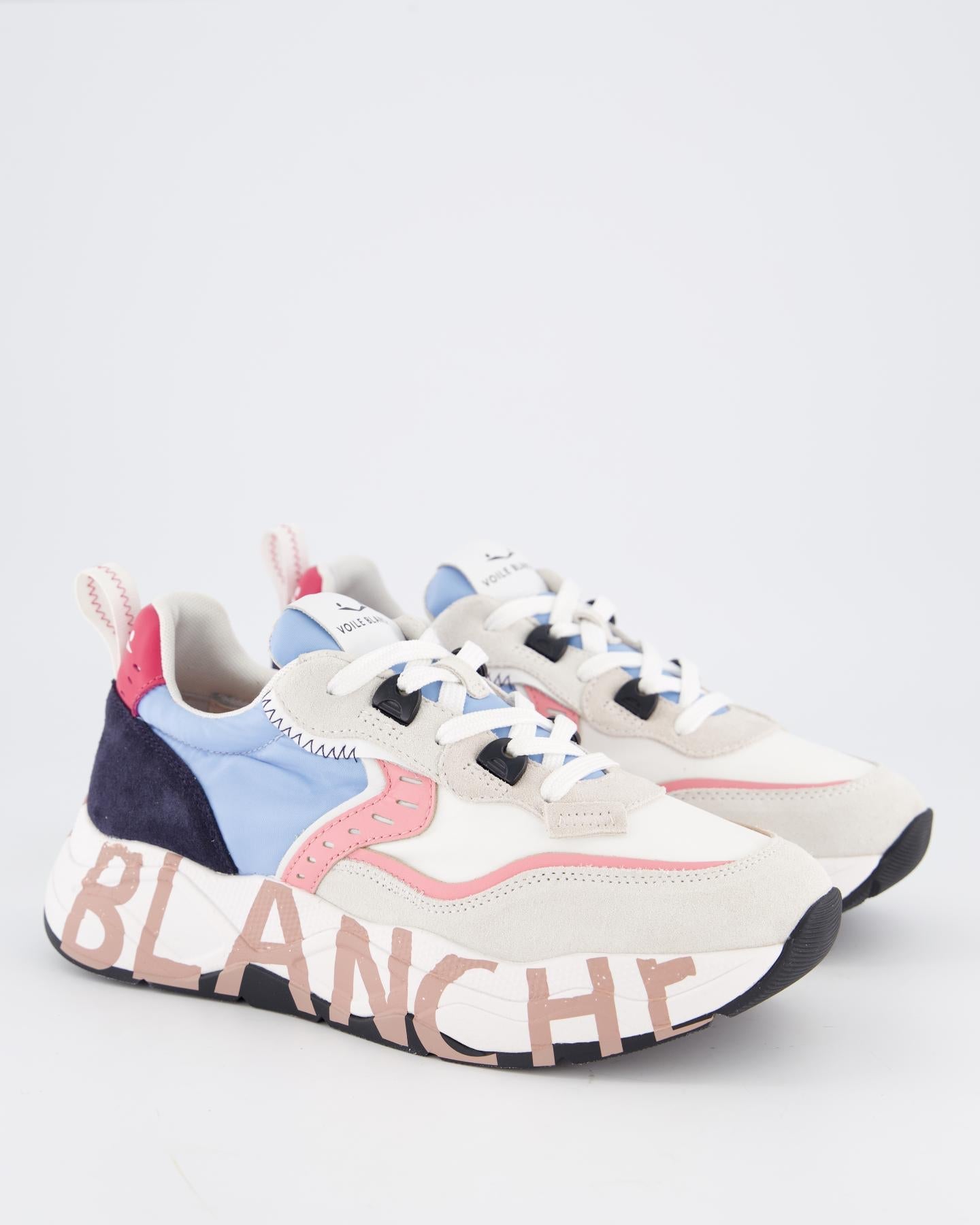 Voile Blanche Dames Club 105 Sneaker Wit/Multi - Eleganza.nl