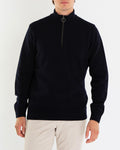Barbour Men's Holden Half-Zip Knit Sweater Blue