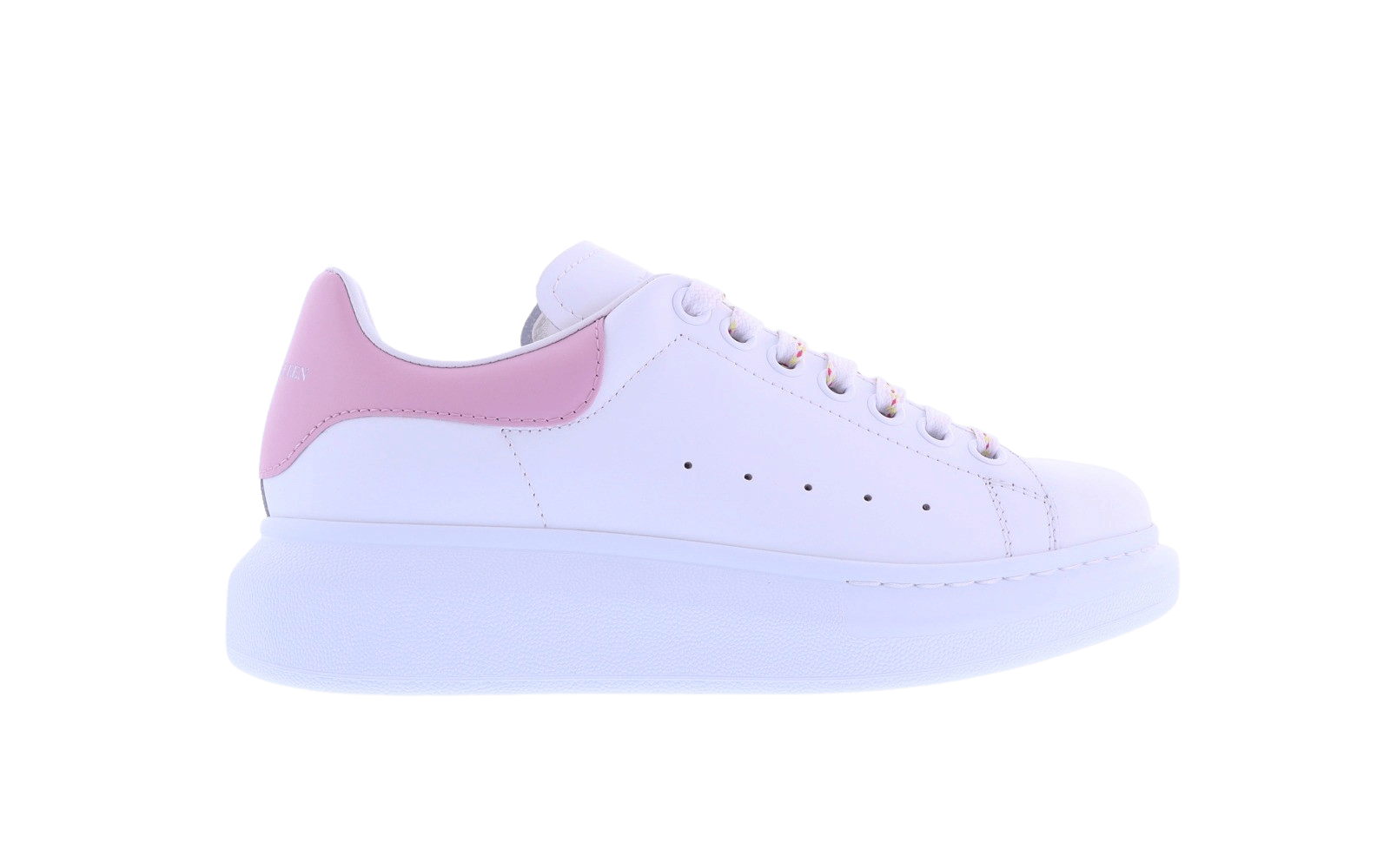 Alexander mcqueen white 2025 & pink oversized sneakers