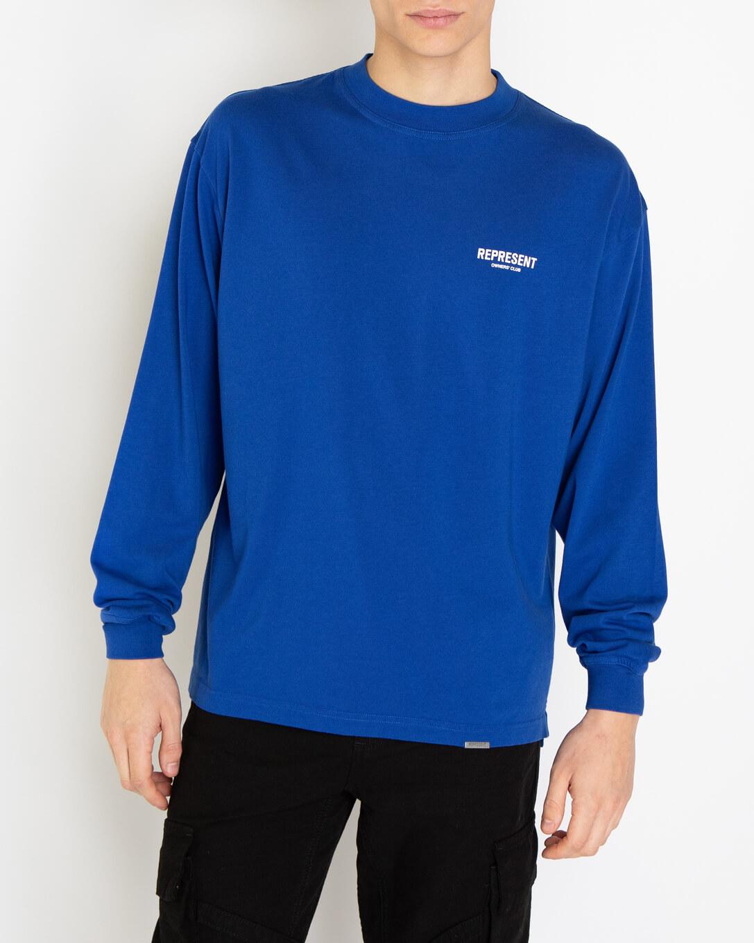Men Owners Club Longsleeve Blauw