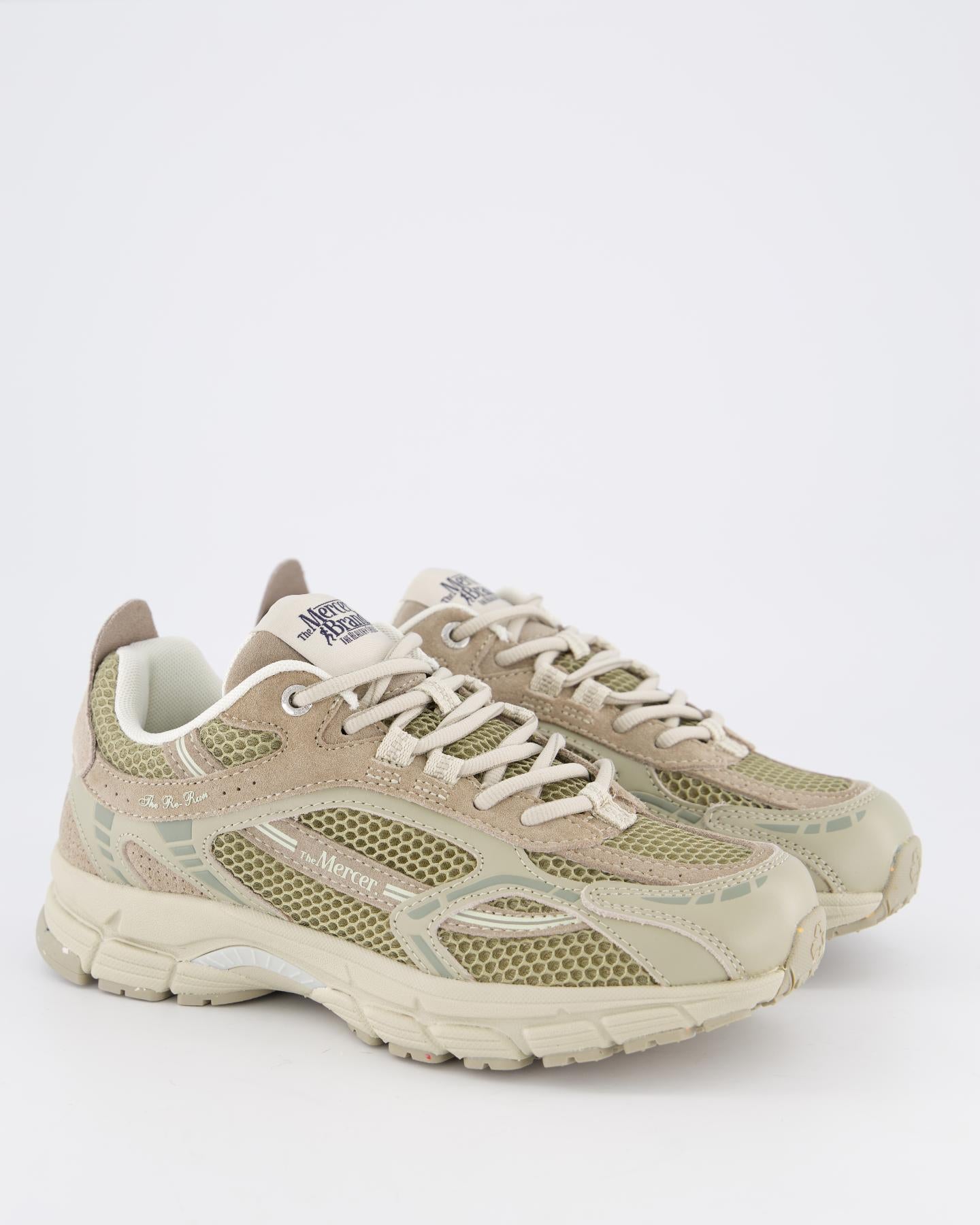 Dames The Re-Run Suede Beige