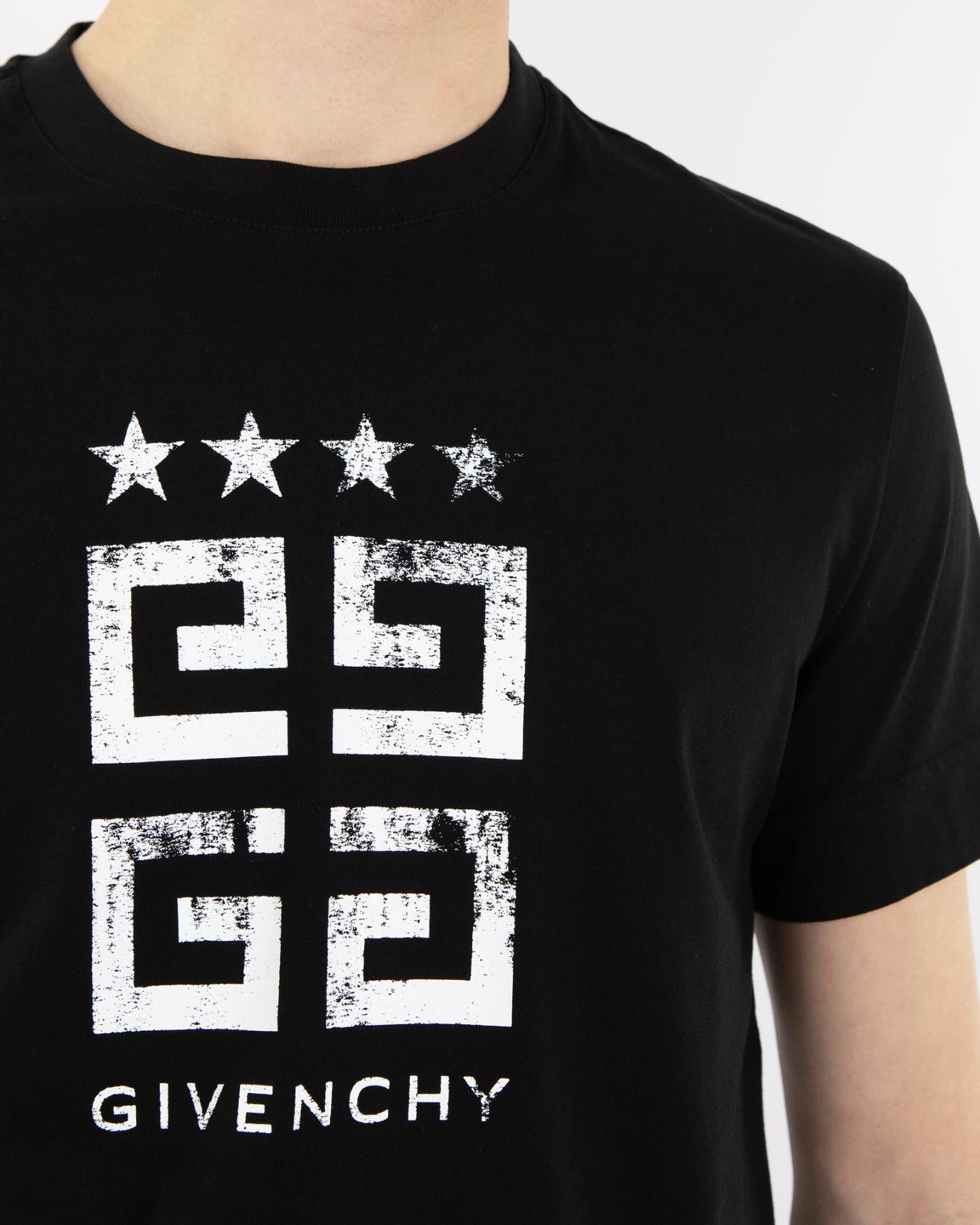 Men 4G Stars Black
