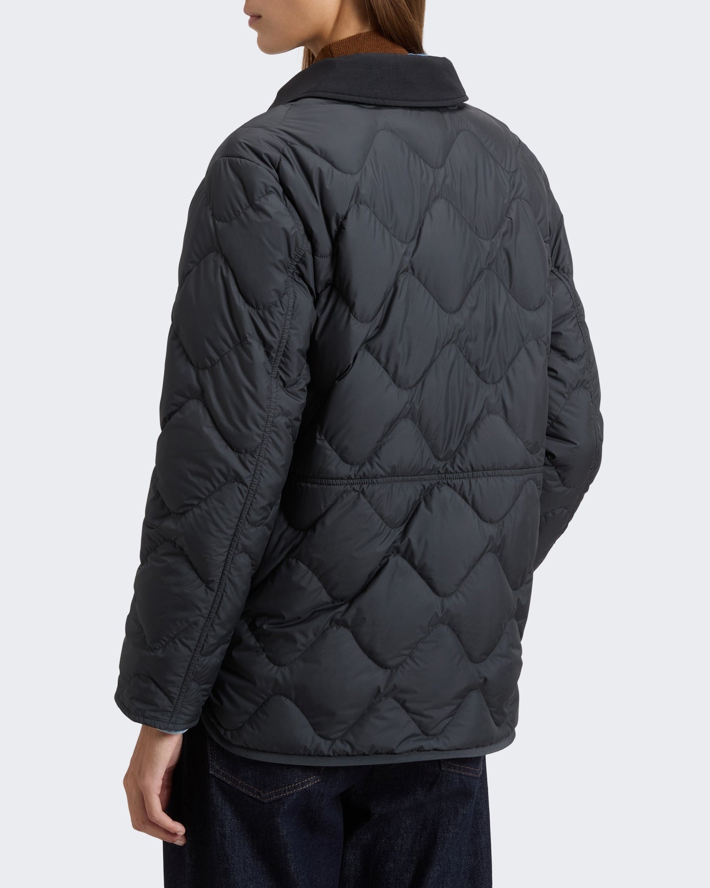 Woolrich Dames Heritage jas met opstaande kraag Grijs - Eleganza.nl