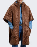 Women's Light nylon cape Beige — huidige kleur