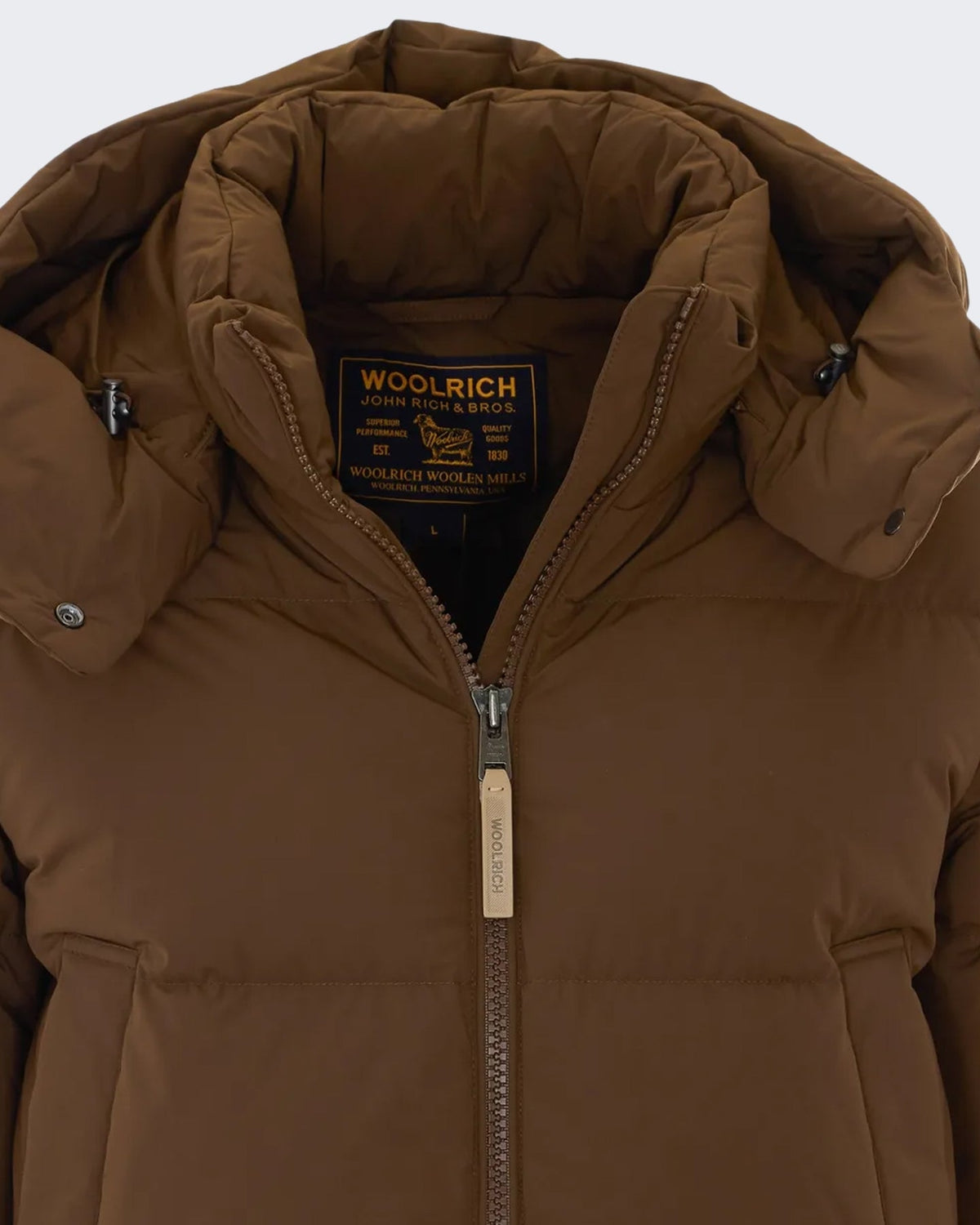 Woolrich Dames Madison winterjas Bruin - Eleganza.nl