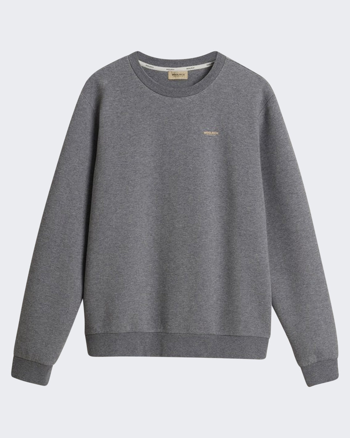 Woolrich Heren Logo Interlock Crewneck 1131 Grijs - Eleganza.nl