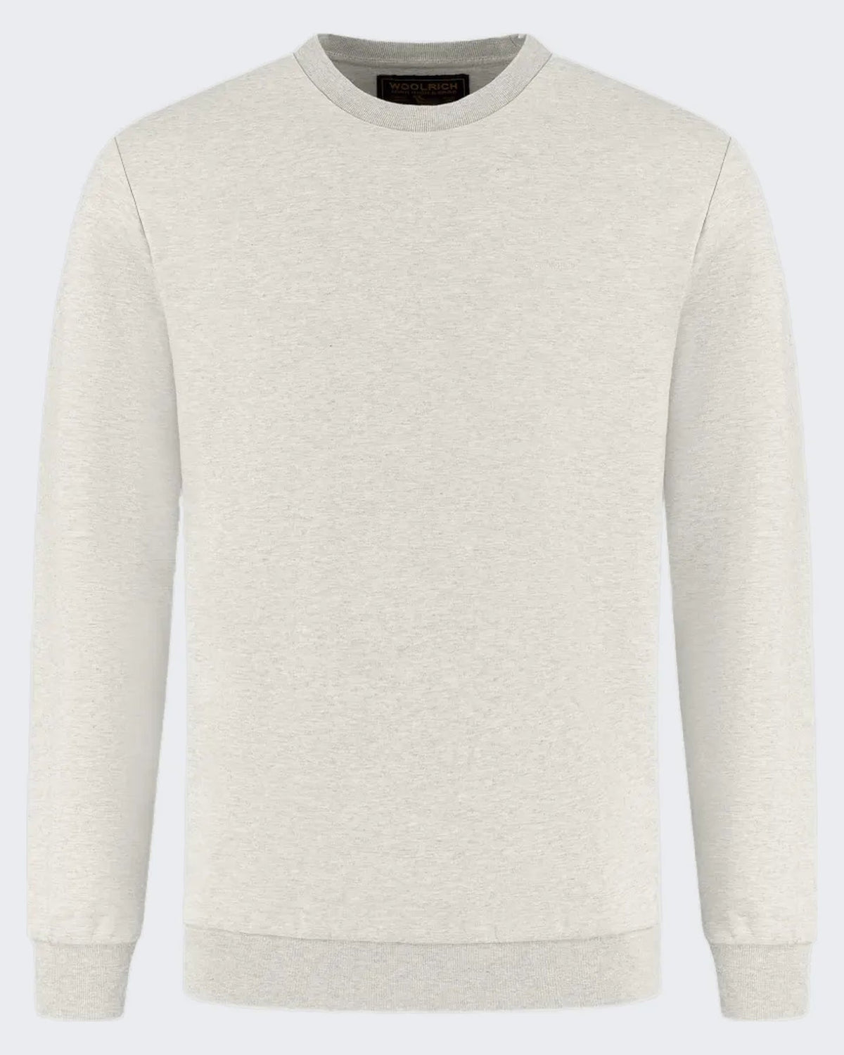 Woolrich Heren Logo Interlock Crewneck Grijs - Eleganza.nl