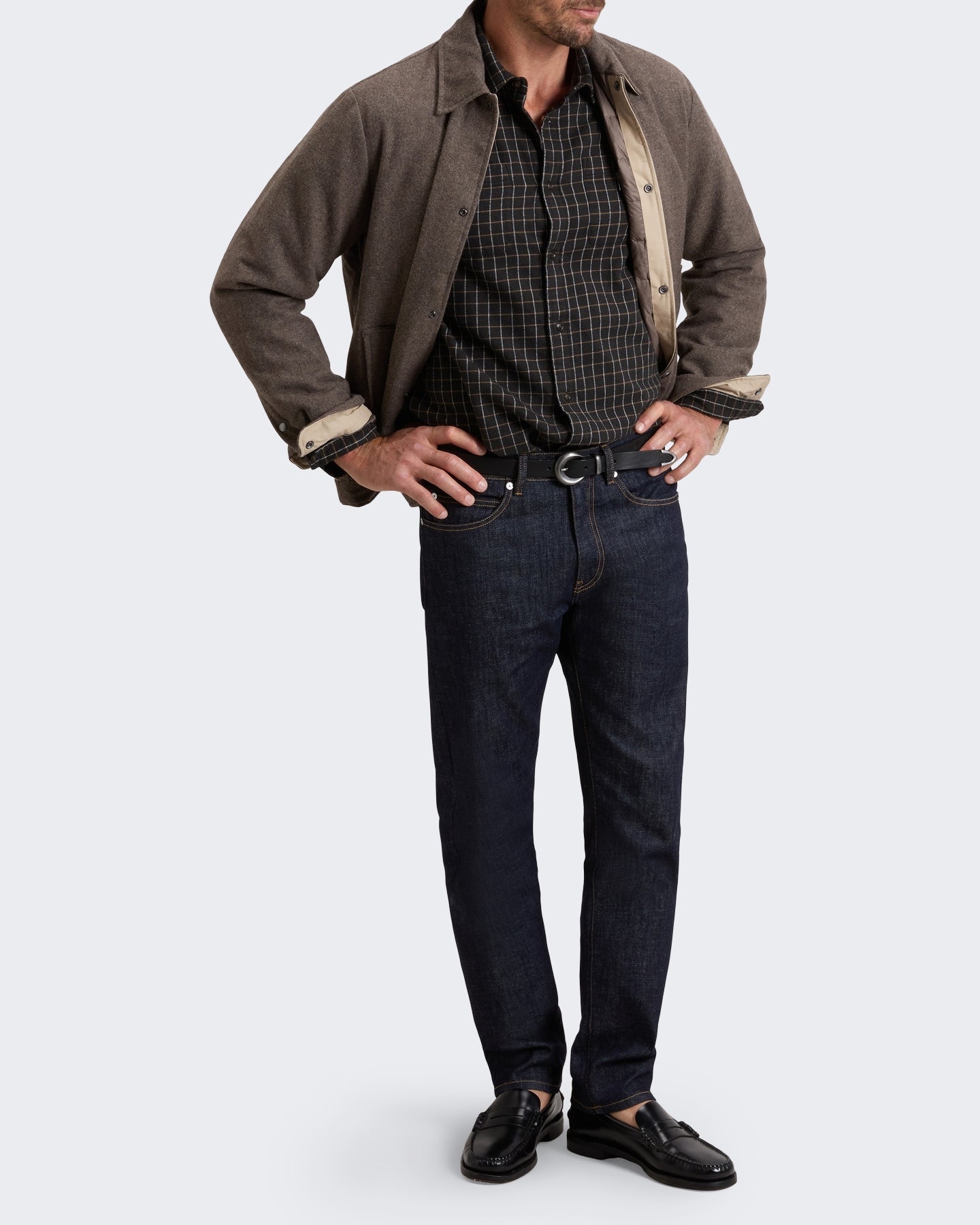 Woolrich Heren Wool Keating shirt jacket Grijs - Eleganza.nl
