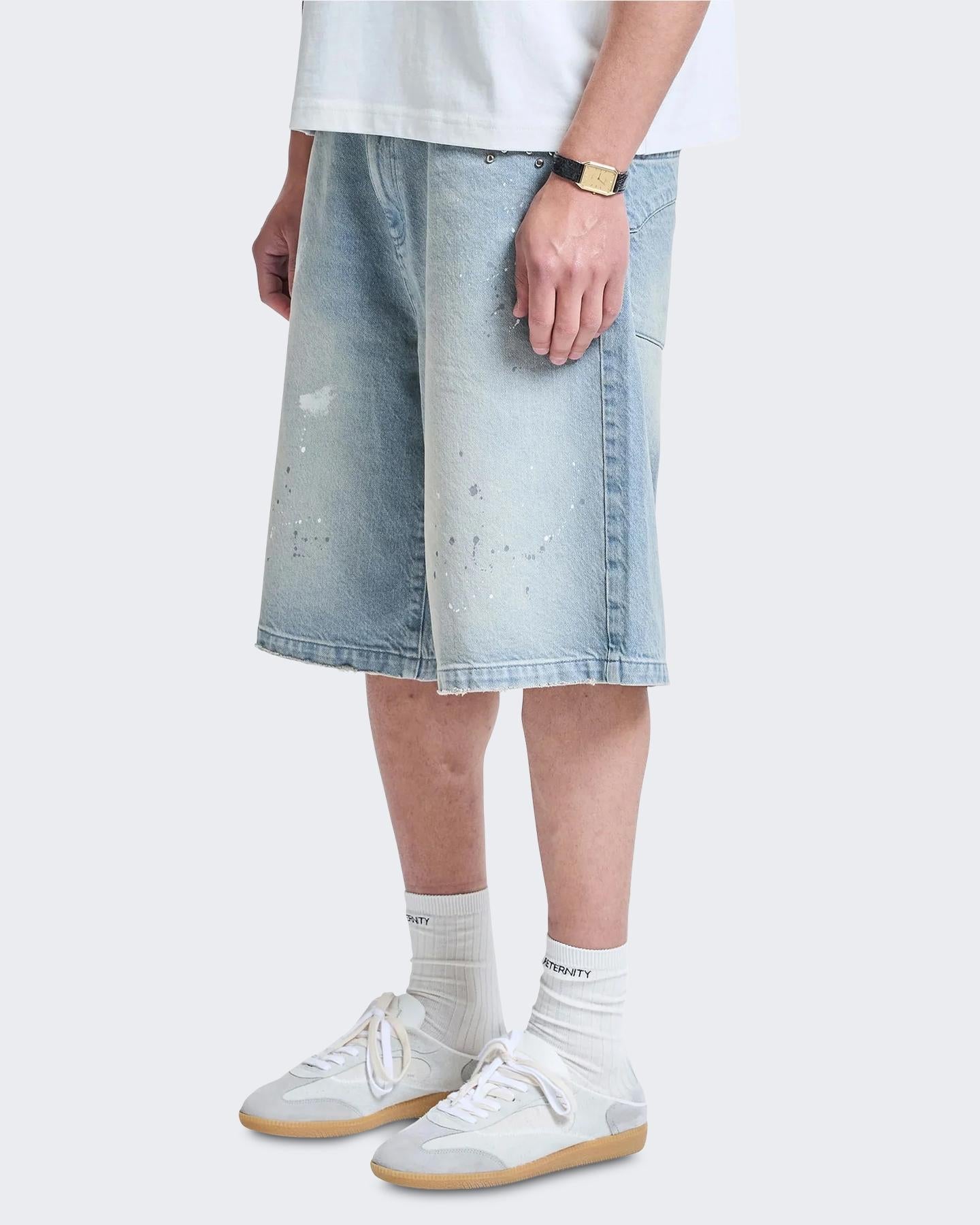 Heren Studded Jorts