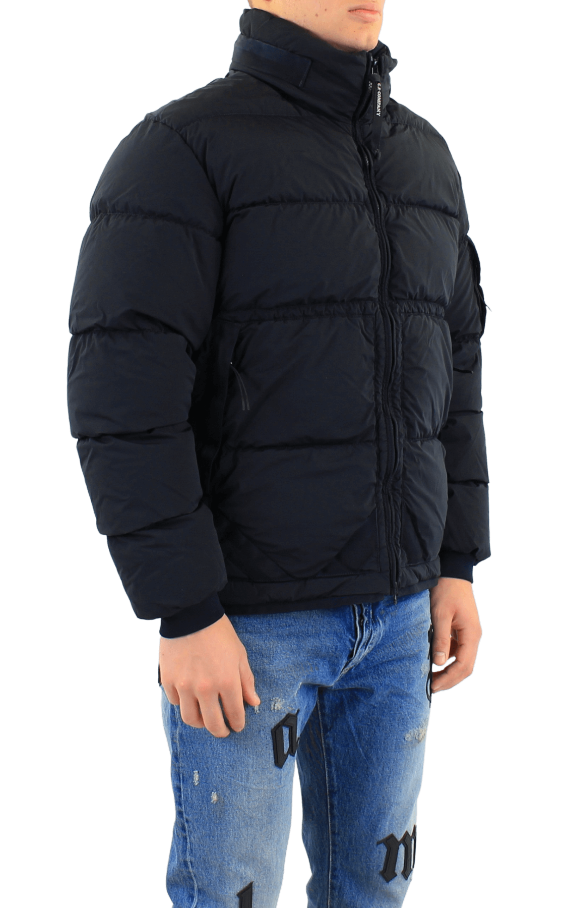 Men Nycra r down jacket blue