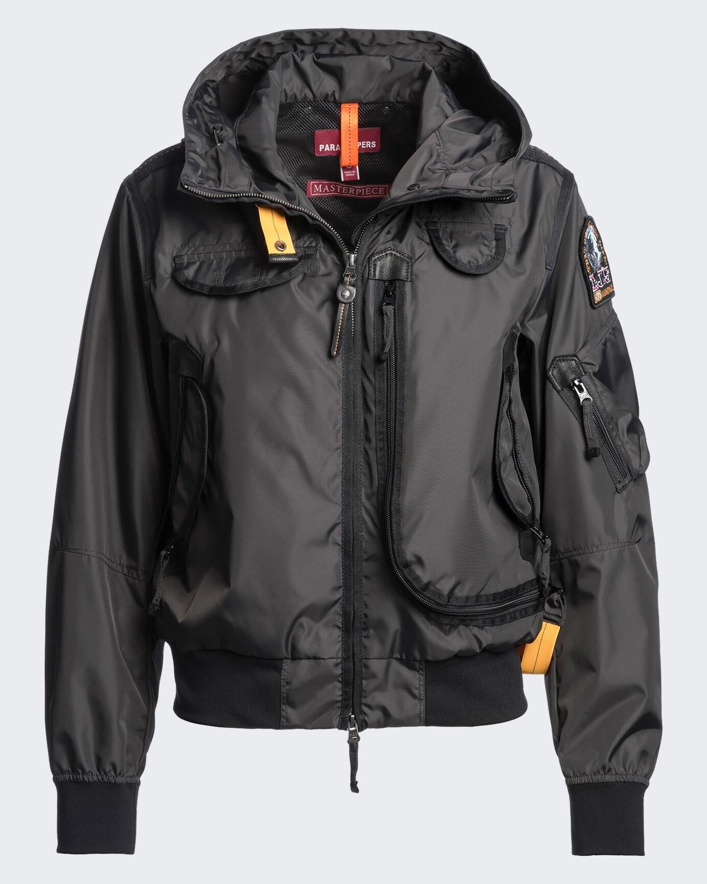 Dames Gobi Hooded Bomber Zwart