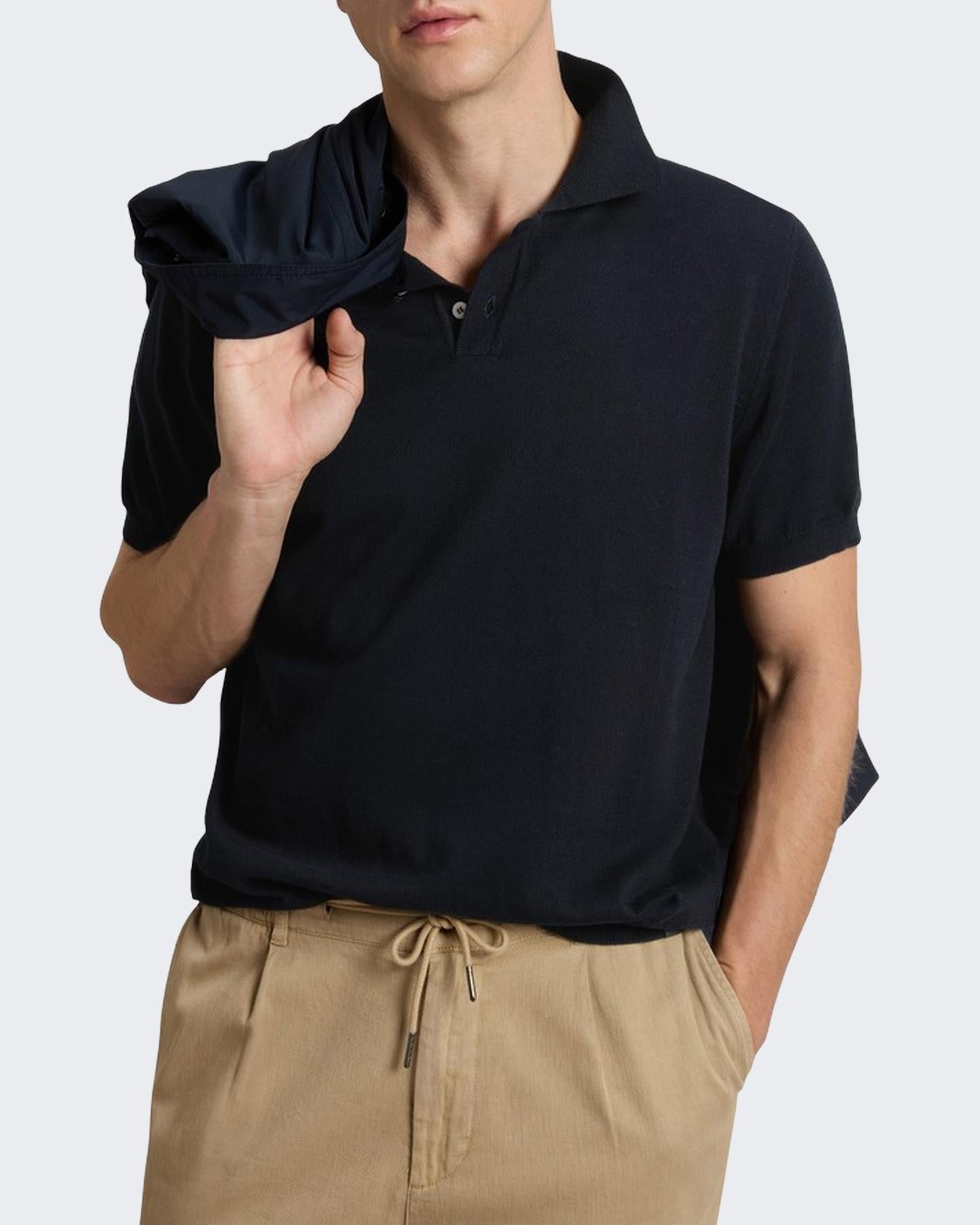 Woolrich Heren Knitted Polo