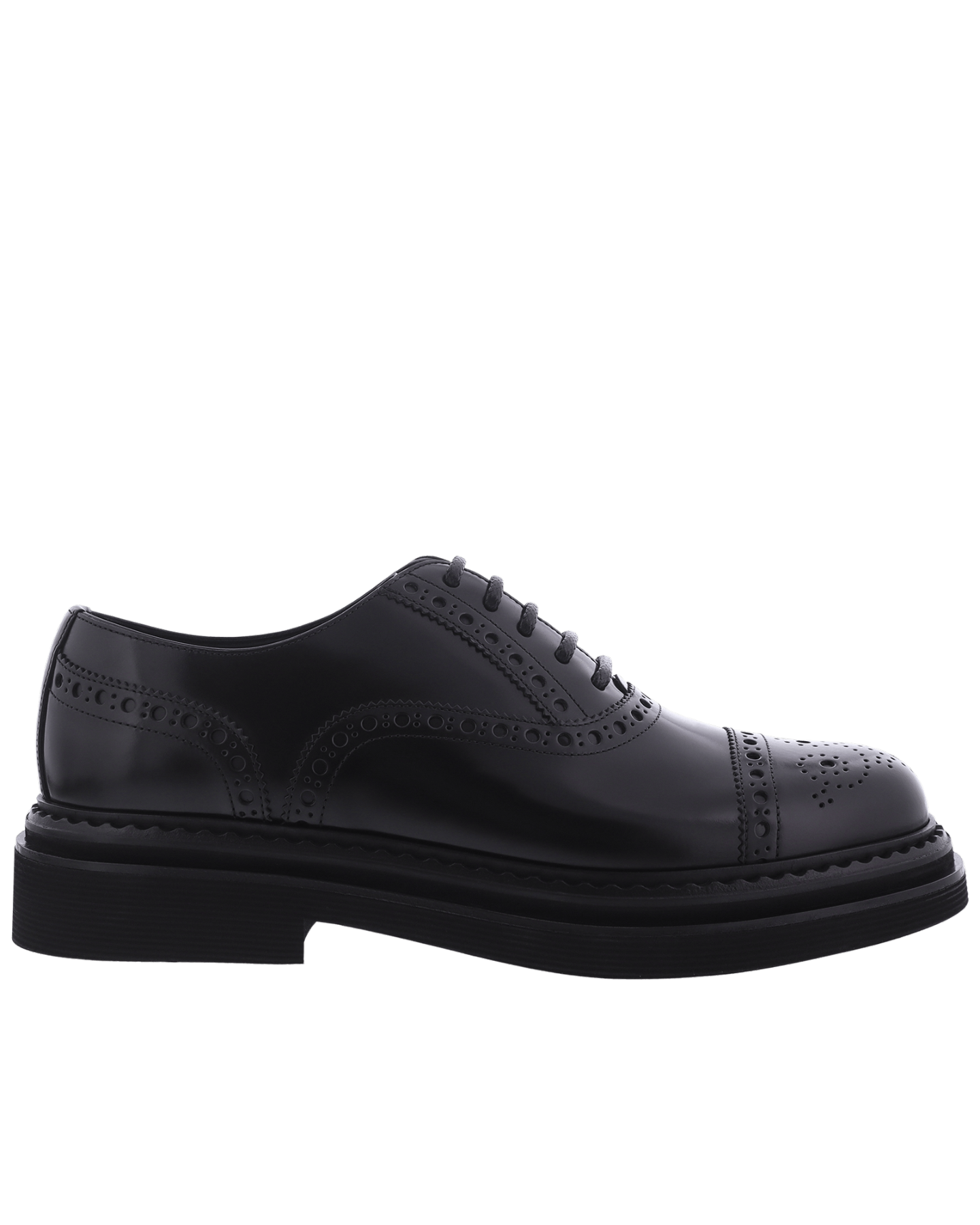Men Brushed Oxfords Black