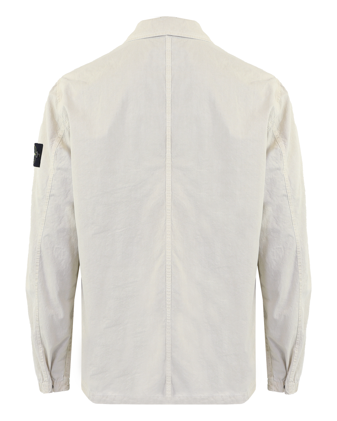 Men Logo-Patch overshirt white