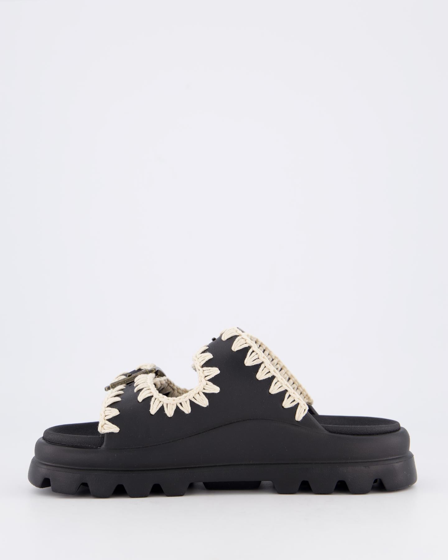 Dames Eva One-Piece Slide Two-Buckle