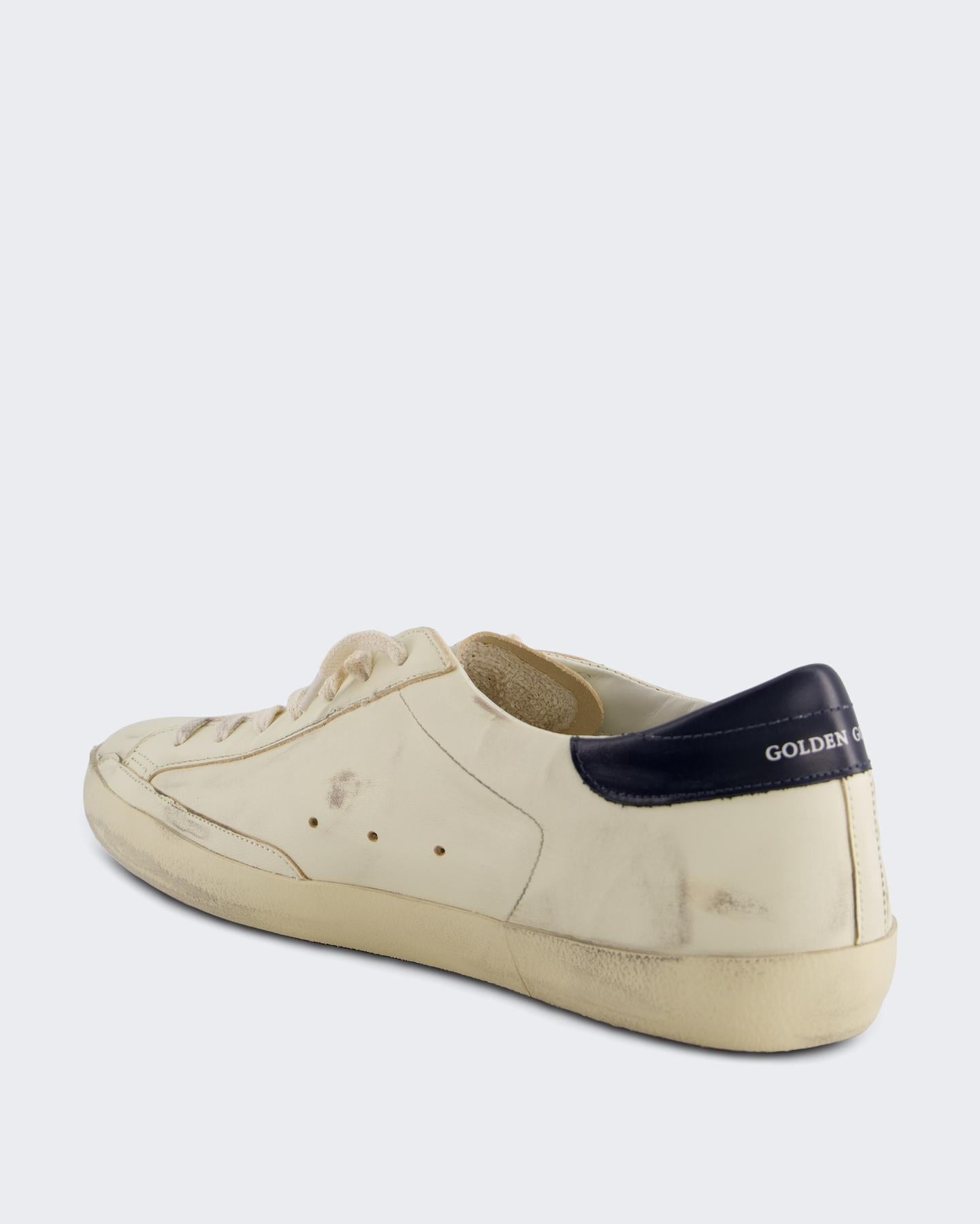 Golden Goose Heren Super-Star Sneaker Wit/Blauw