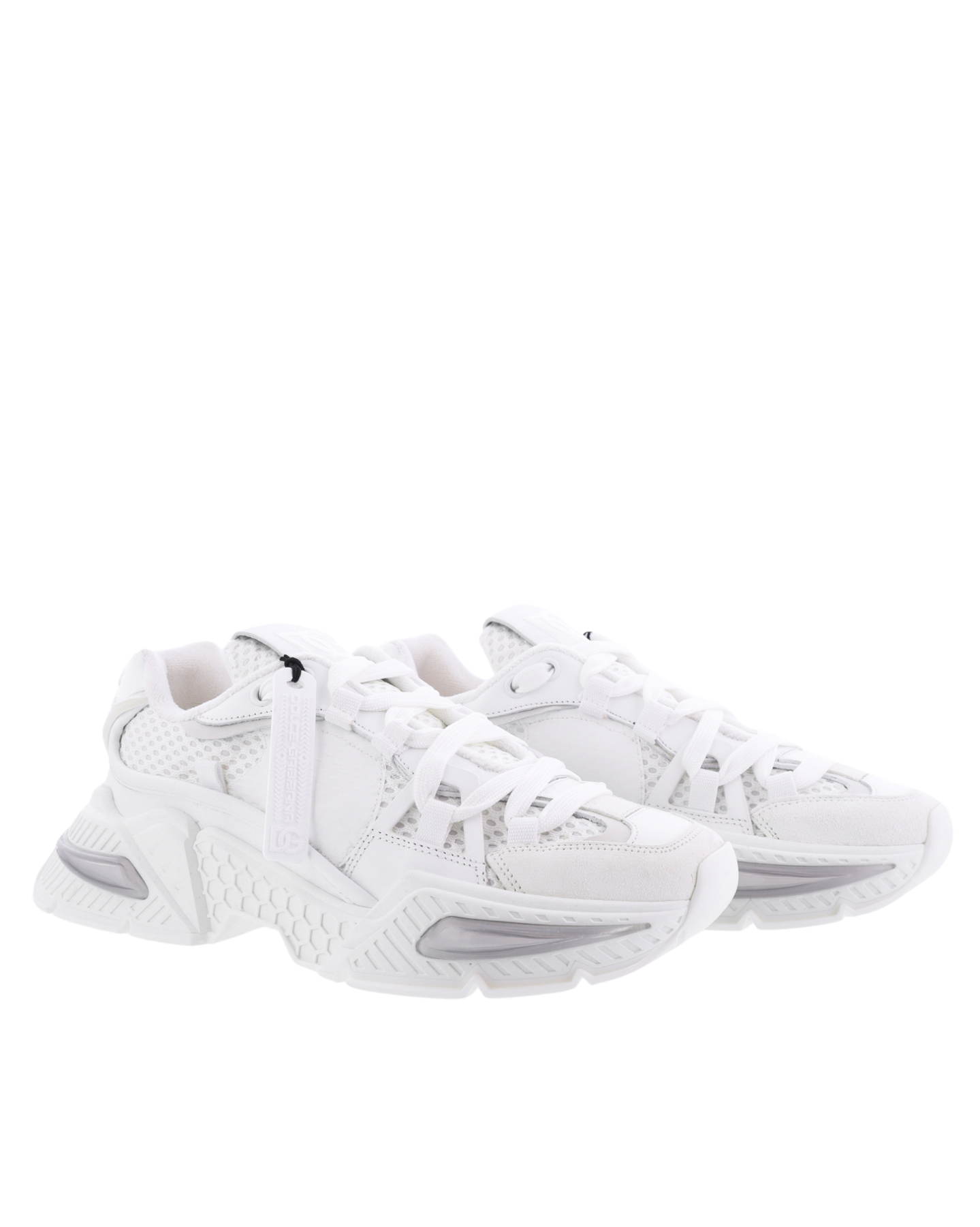 Women Mixed-Material Airmaster White