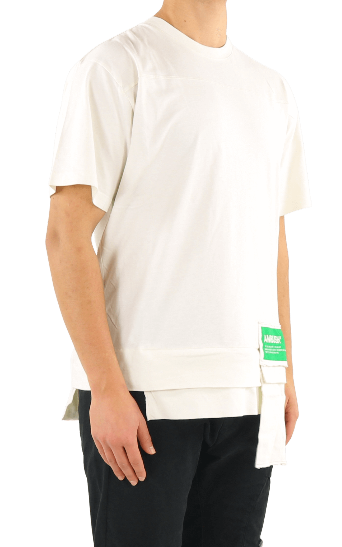 Men Waist pocket t-shirt tofu fern